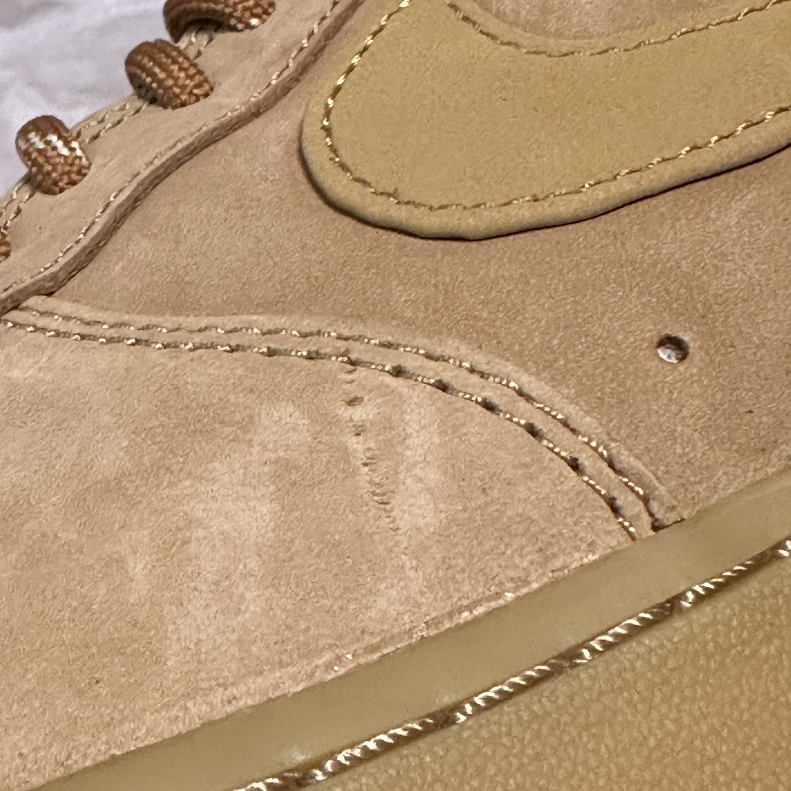 Nike Air Force 1 '07 WB Flax 착용 스타일 - 1