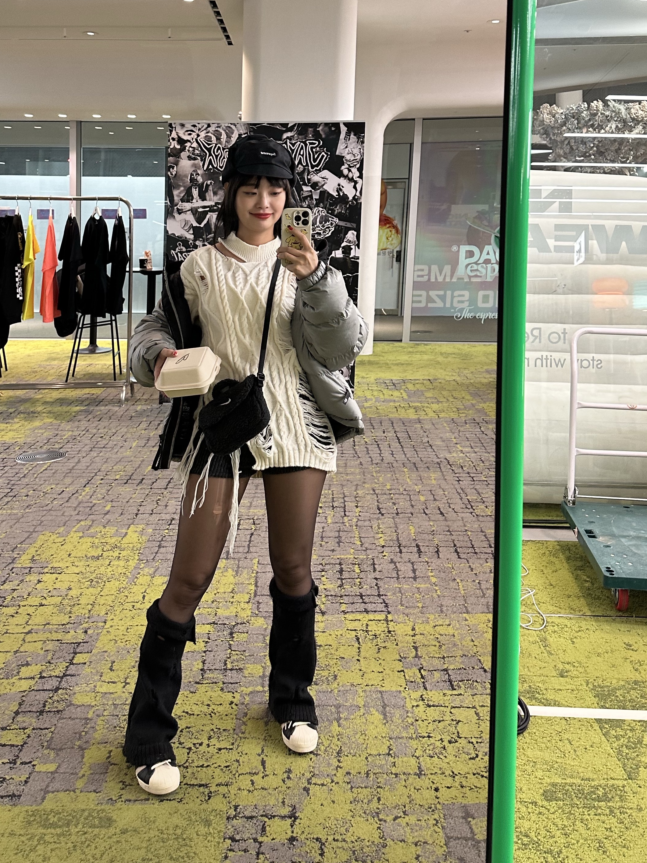 Fila x Thug Club Dragon Boots Black, Supreme Gore-Tex Earflap Cap Black - 23FW 착용 스타일 - 5