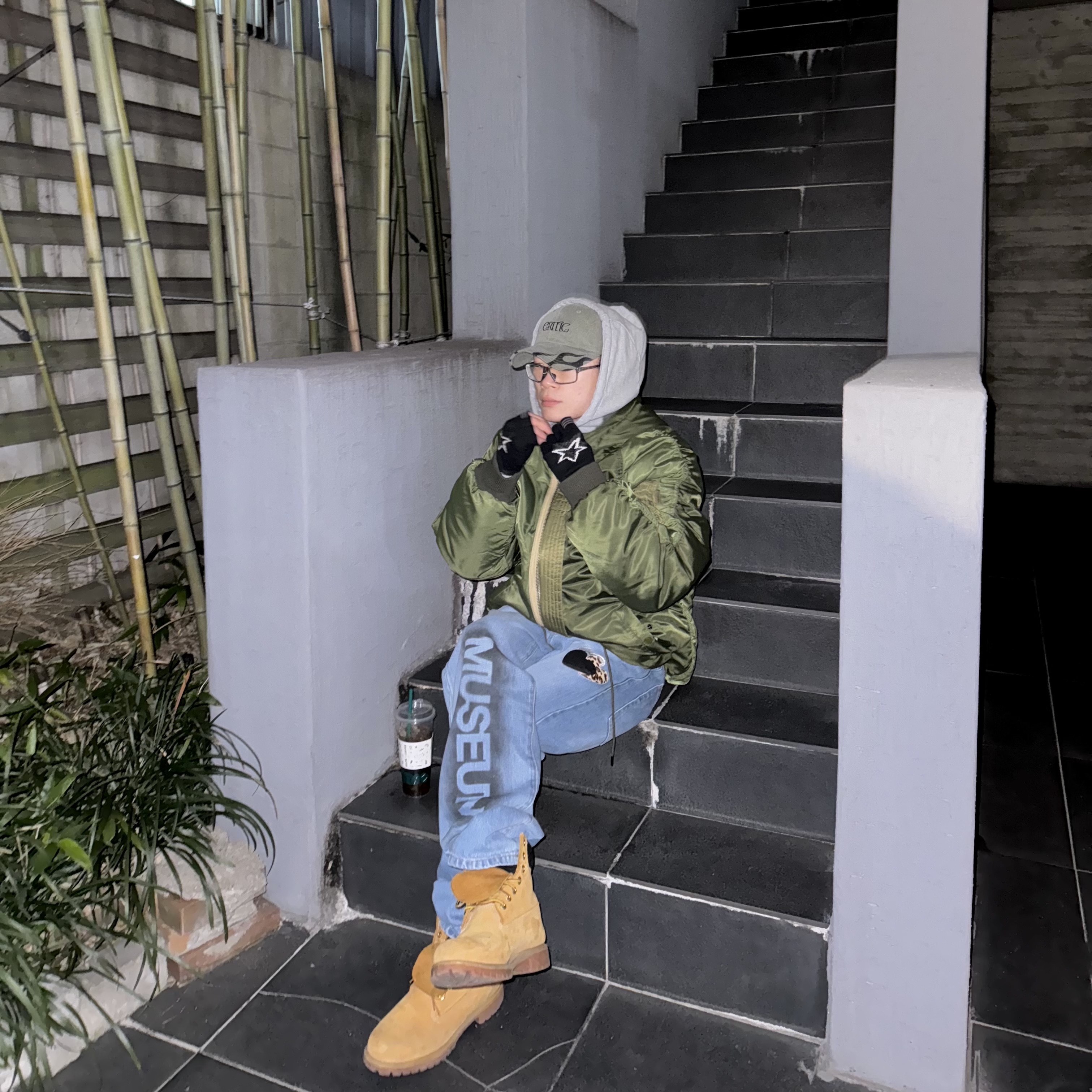 Timberland Premium 6 inch Waterproof Boot Wheat Nubuck - Wide 착용 스타일 - 1