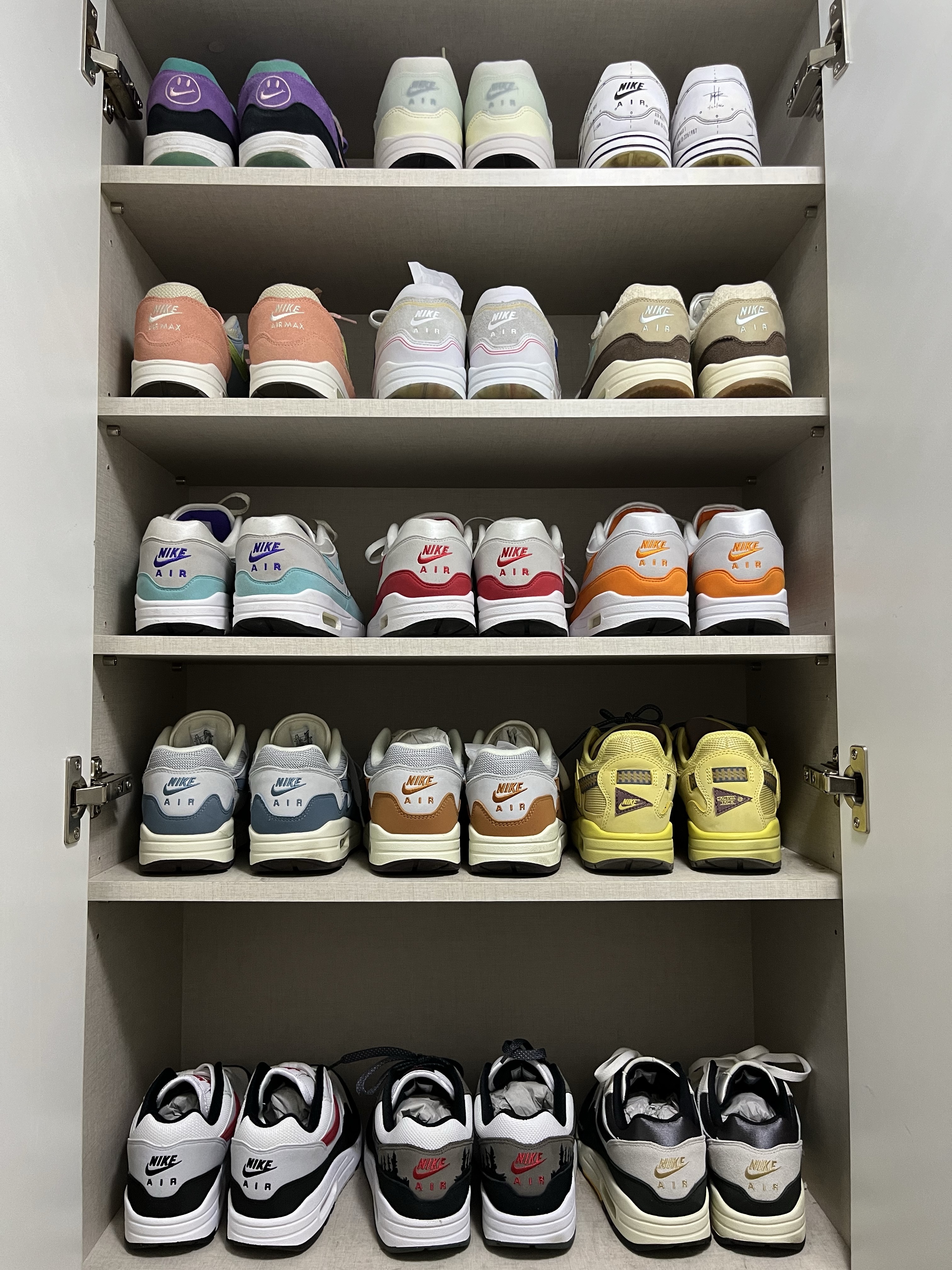 Nike x Patta Air Max 1 Noise Aqua, Nike x Patta Air Max 1 Monarch 착용 스타일