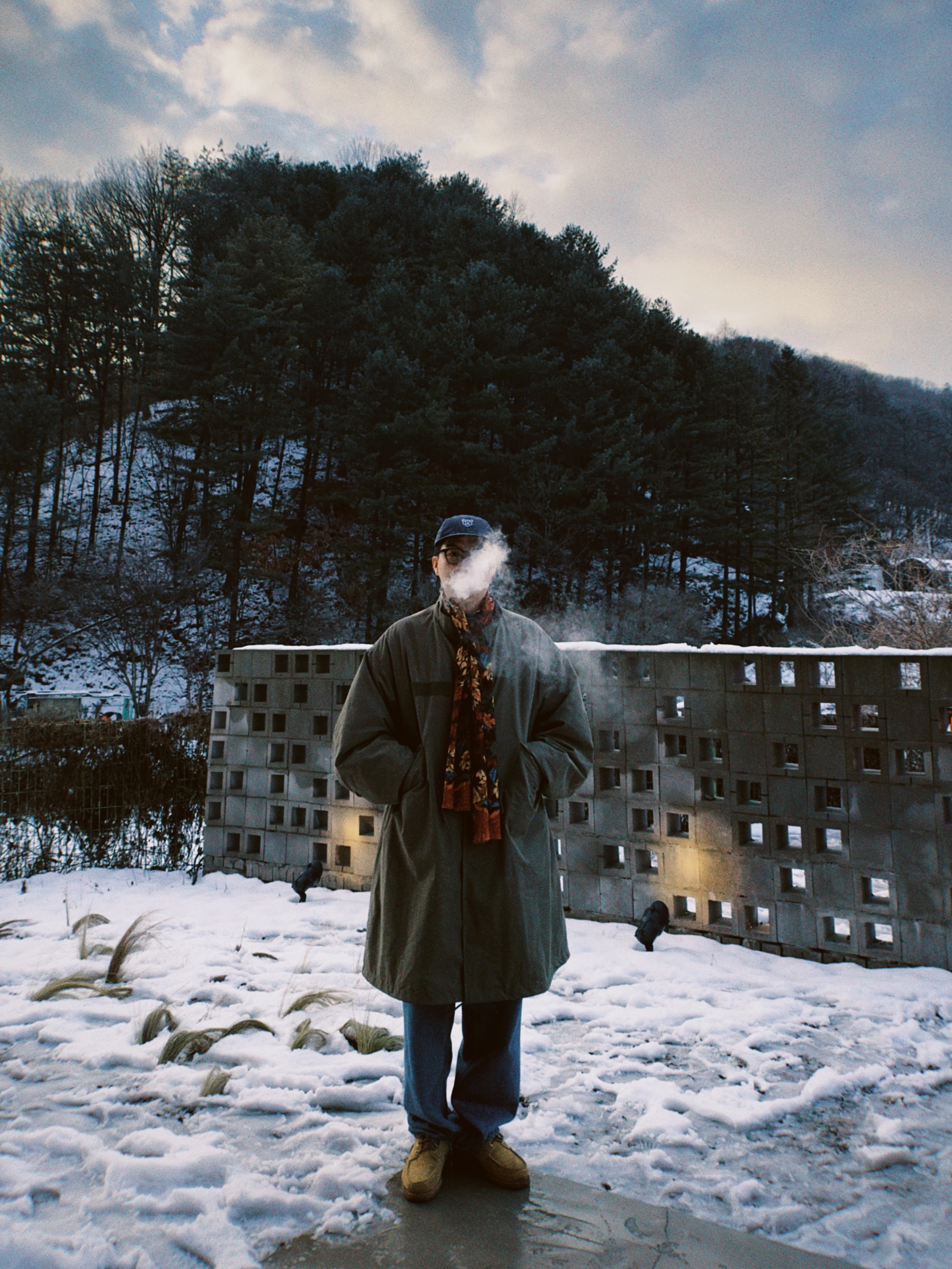 Freak's Store M-65 Mods Coat Liner Set Olive 착용 스타일 - 2