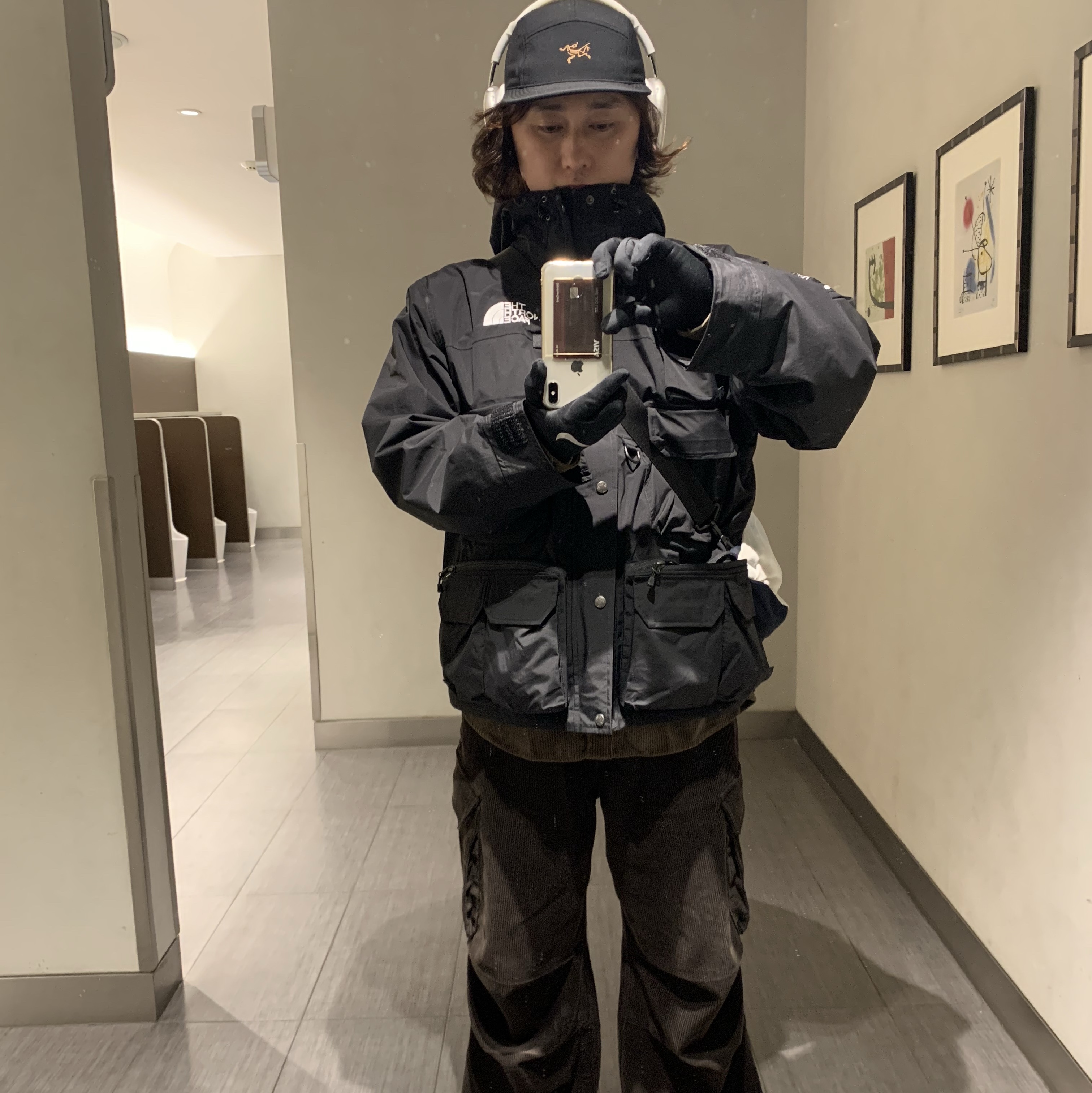 Supreme x The North Face Cargo Jacket Black - 20SS 착용 스타일