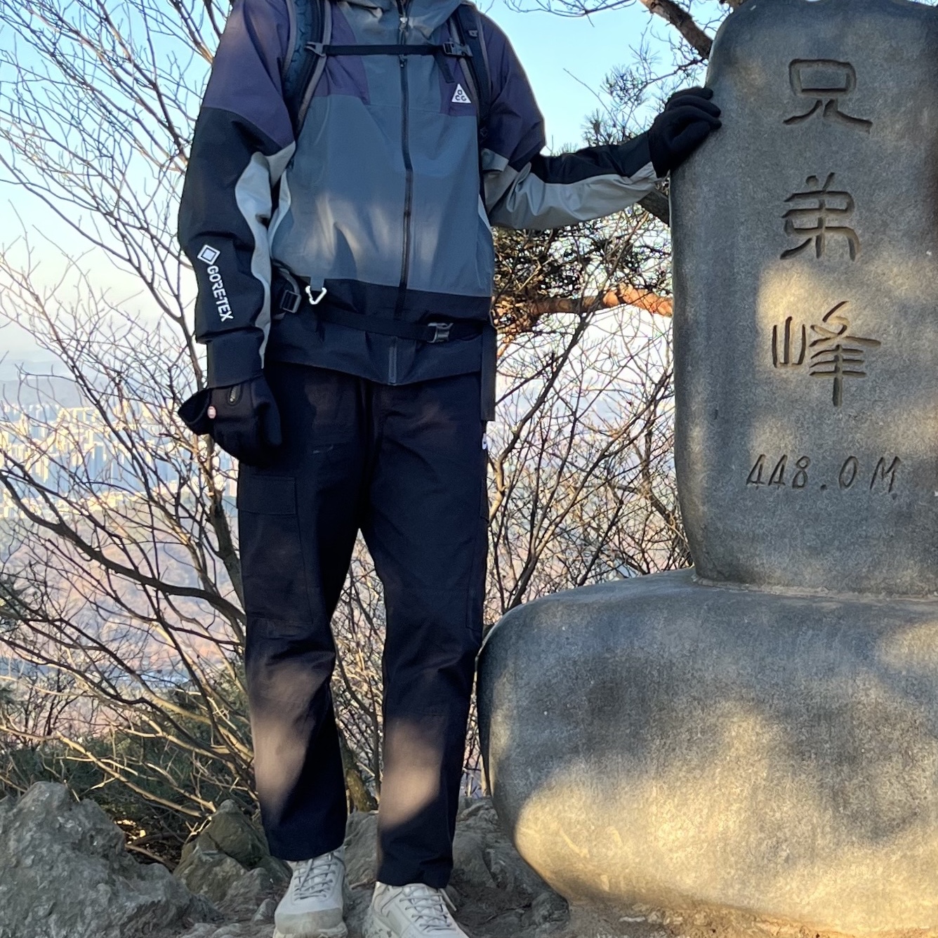 Nike ACG Storm-Fit ADV Chain of Craters Jacket Faded Spruce Black - Asia 착용 스타일 - 2