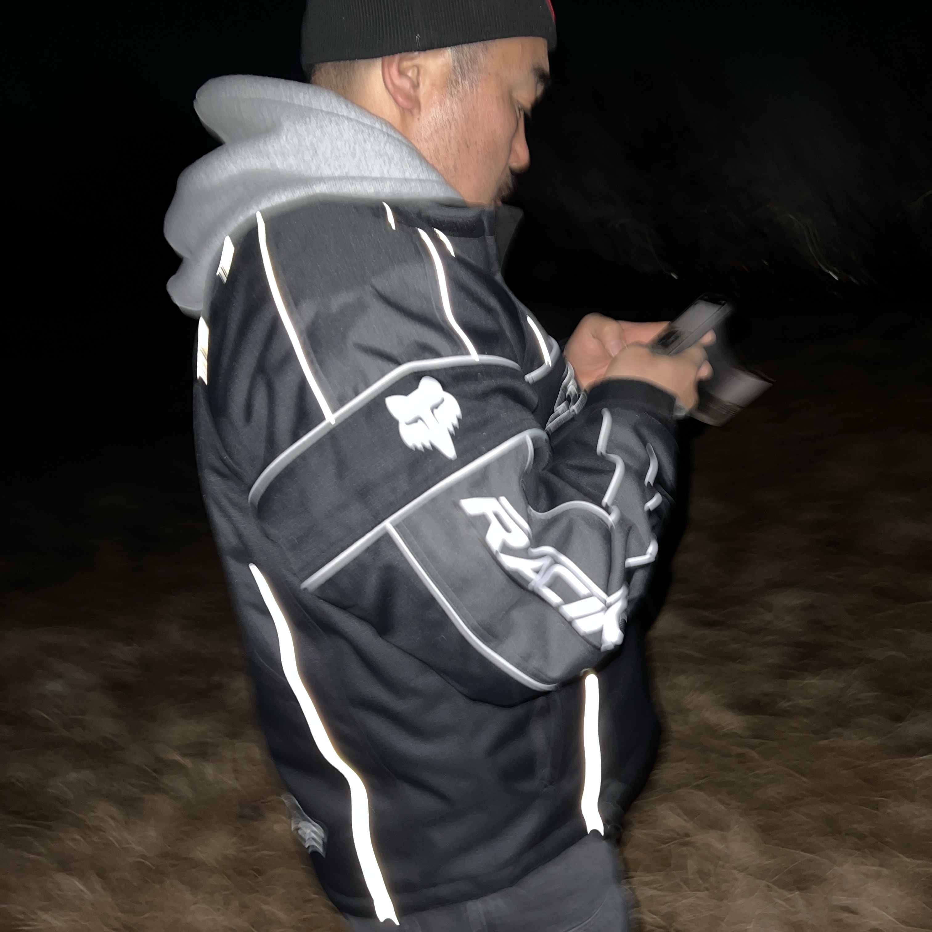 Supreme x Fox Racing Jacket Black - 23FW 착용 스타일