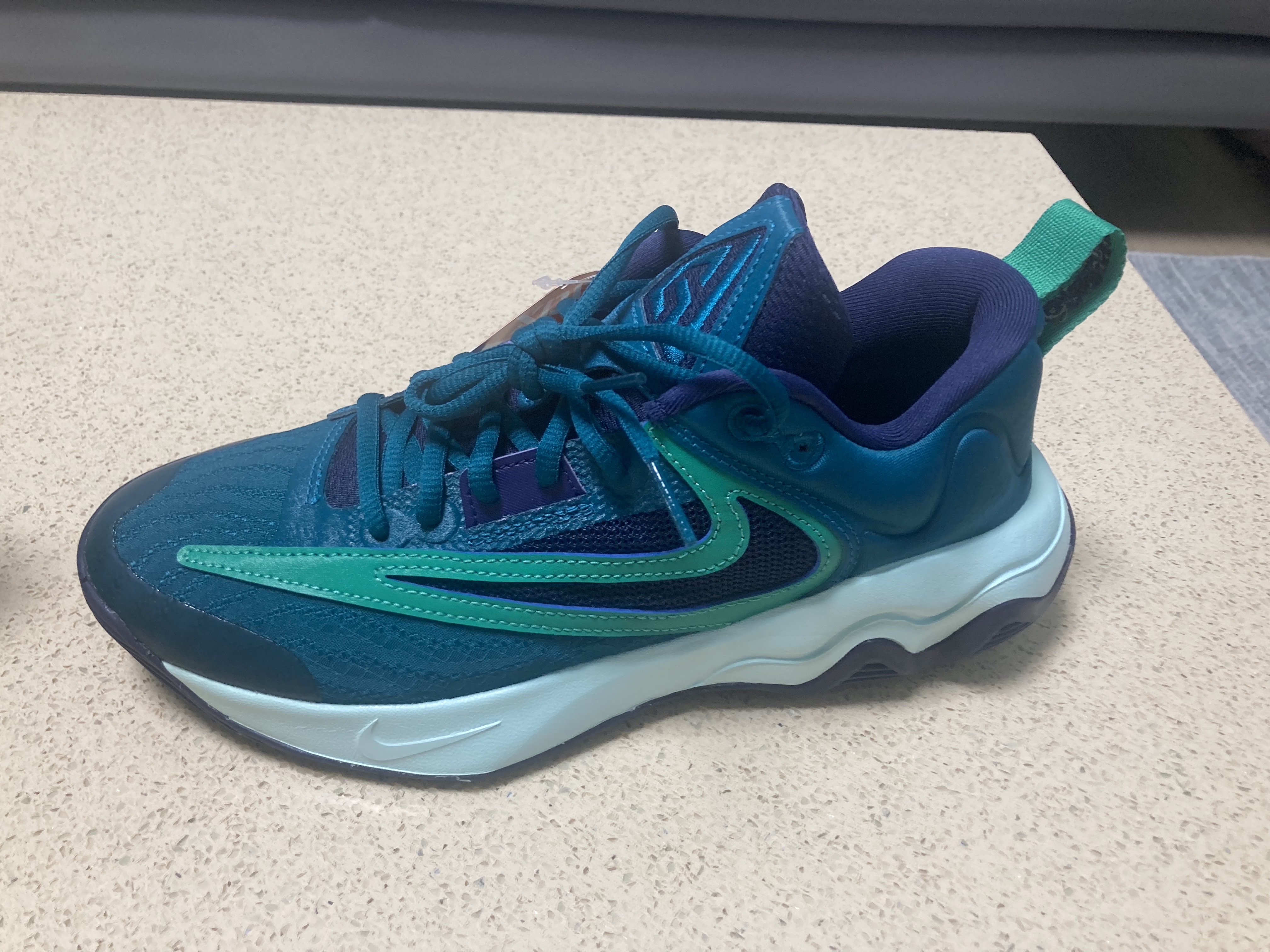 Nike Giannis Immortality 3 EP Geode Teal 착용 스타일 - 1