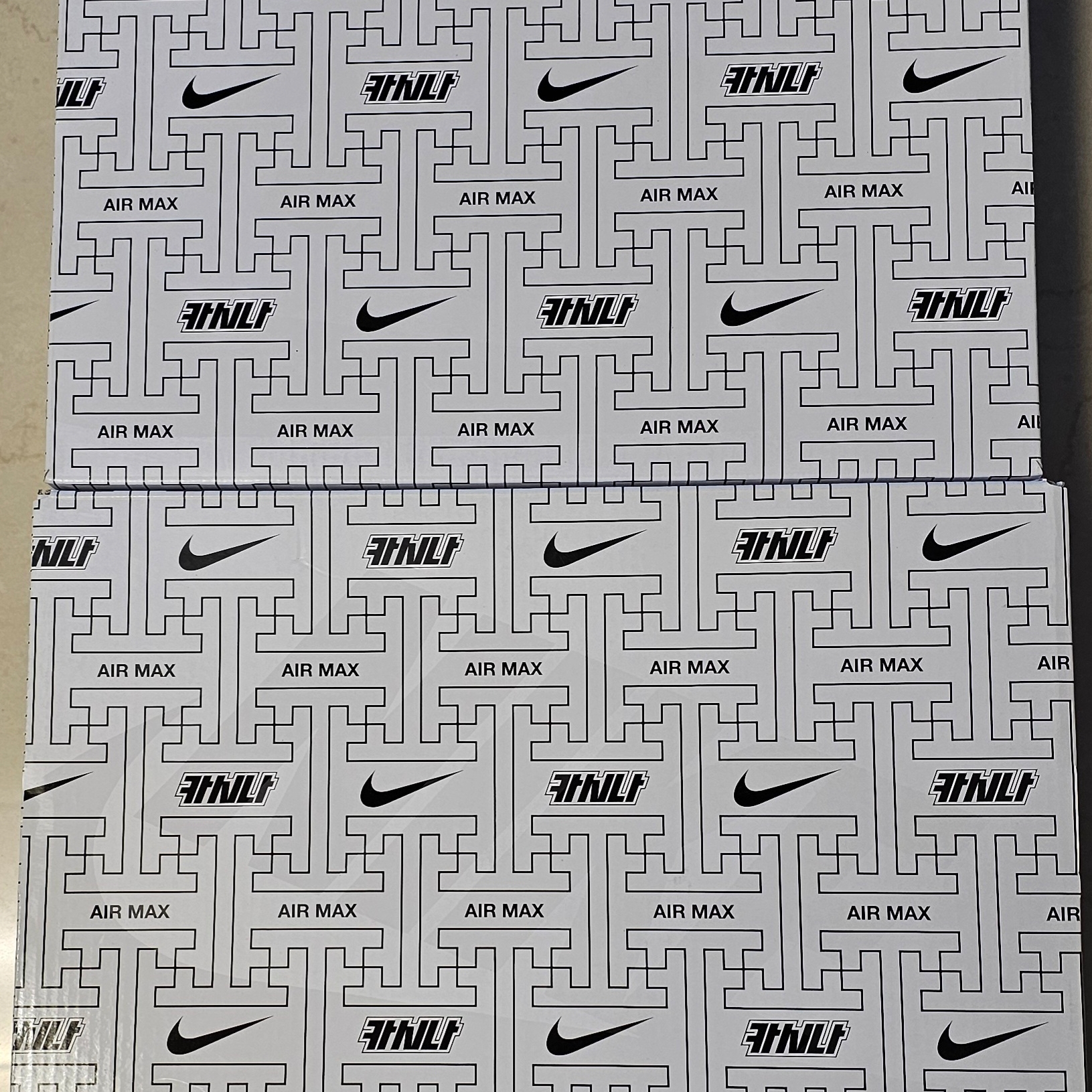 Nike x Kasina Air Max 1 SP Won-Ang Particle Grey, Nike x Kasina Air Max 1 SP Won-Ang Orange 착용 스타일 - 2