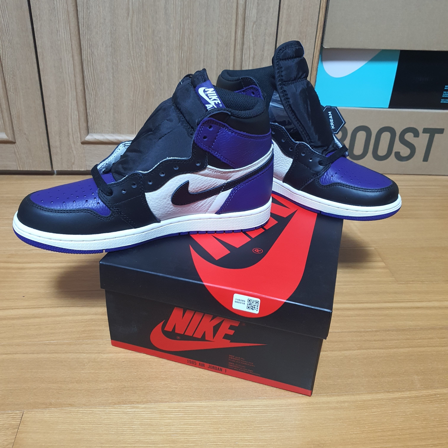 Jordan 1 Retro High Court Purple 착용 스타일 - 9