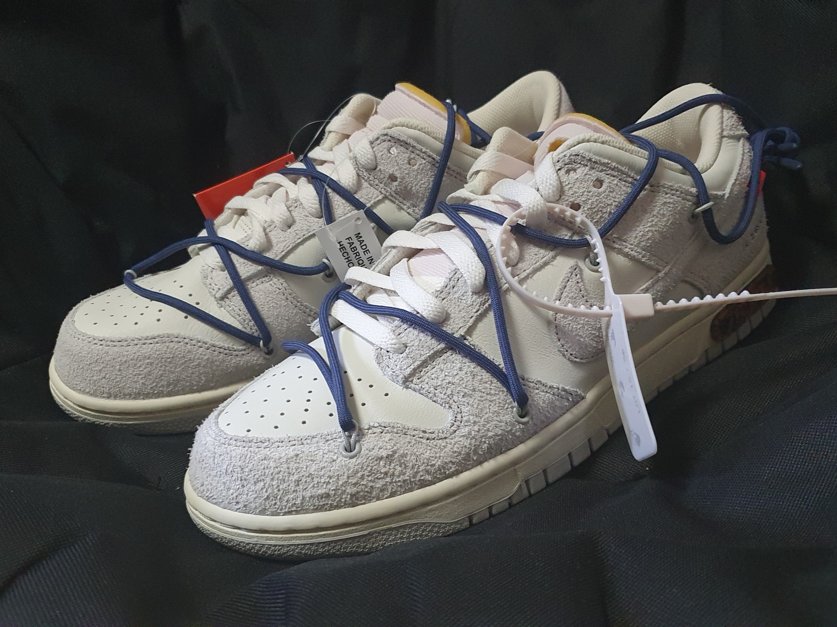 Nike x Off-White Dunk Low The 50 - Lot 18 착용 스타일 - 2