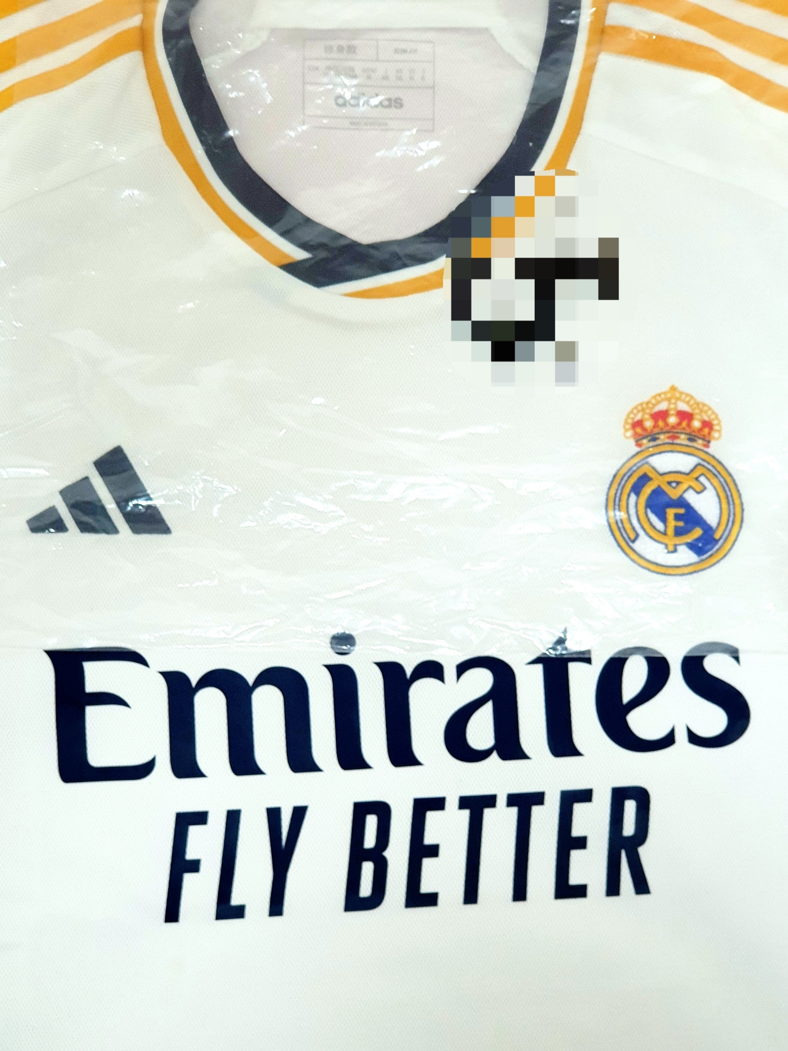 Adidas Real Madrid 2023/24 Home Jersey White - KR Sizing (Non Marking Ver.) 착용 스타일 - 6