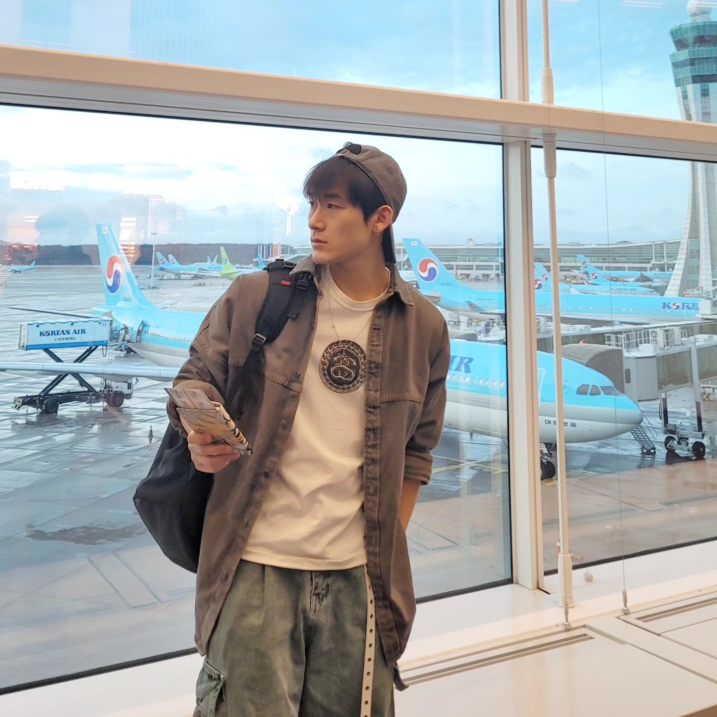 Nike x Stussy Big Swoosh LS T-Shirt White - Asia 착용 스타일 - 2