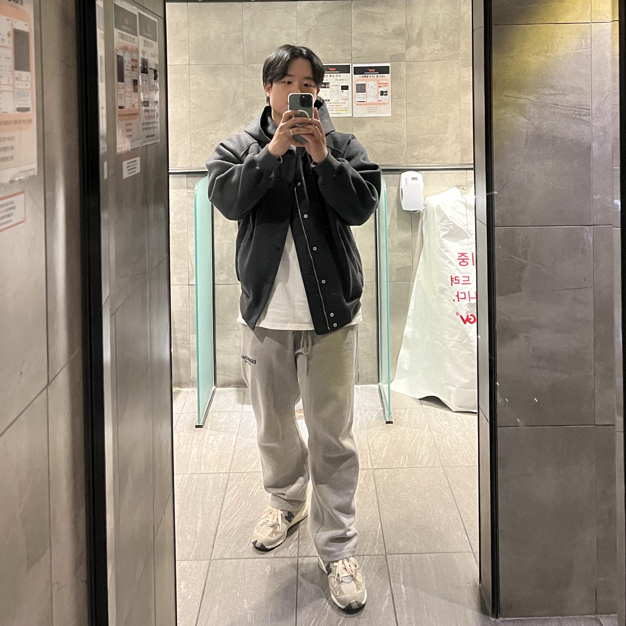 New Balance x JJJJound 991 Made in UK Grey 착용 스타일