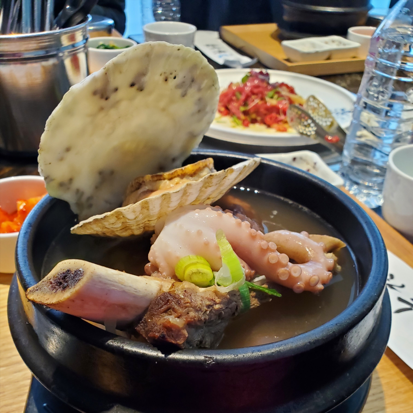 (W) 아디다스 아디매틱 핑크 퓨전 착용 스타일 - 3