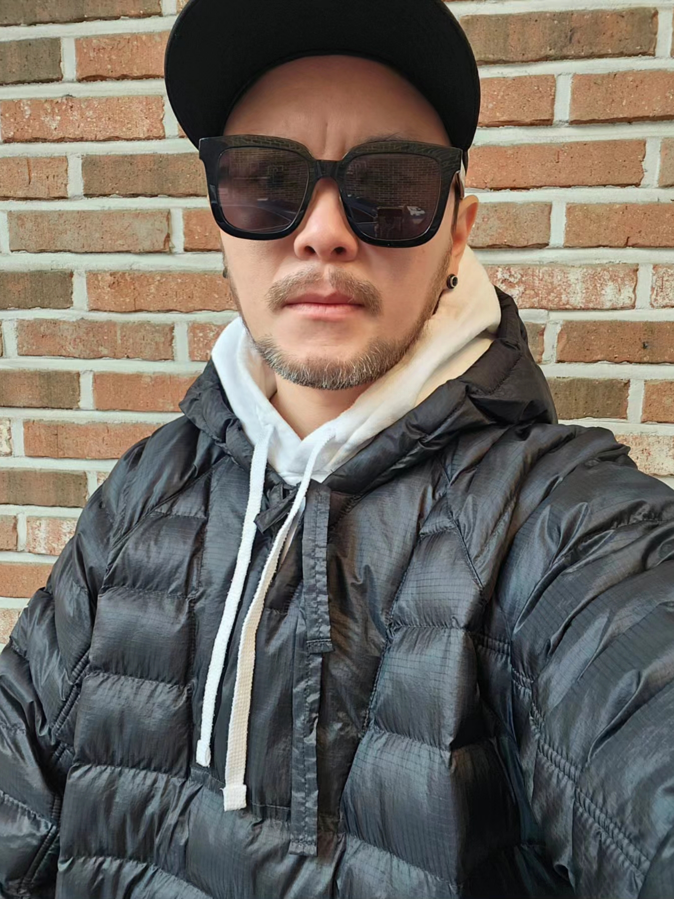 Nike x Stussy Insultd Jacket Black - US/EU, Nike Air More Uptempo Black White 2020 착용 스타일 - 1