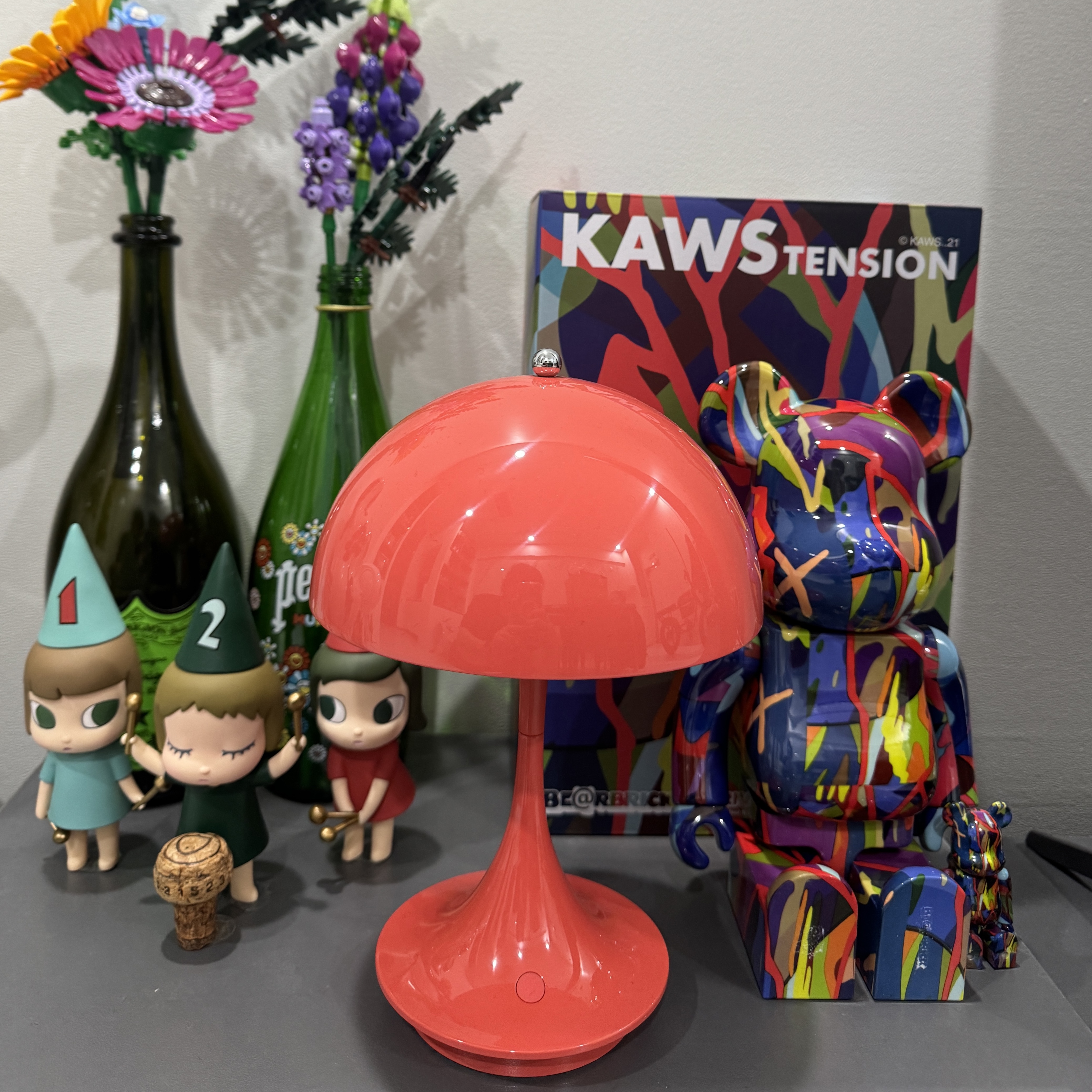 Bearbrick x Kaws Tension 100% & 400% Set 착용 스타일