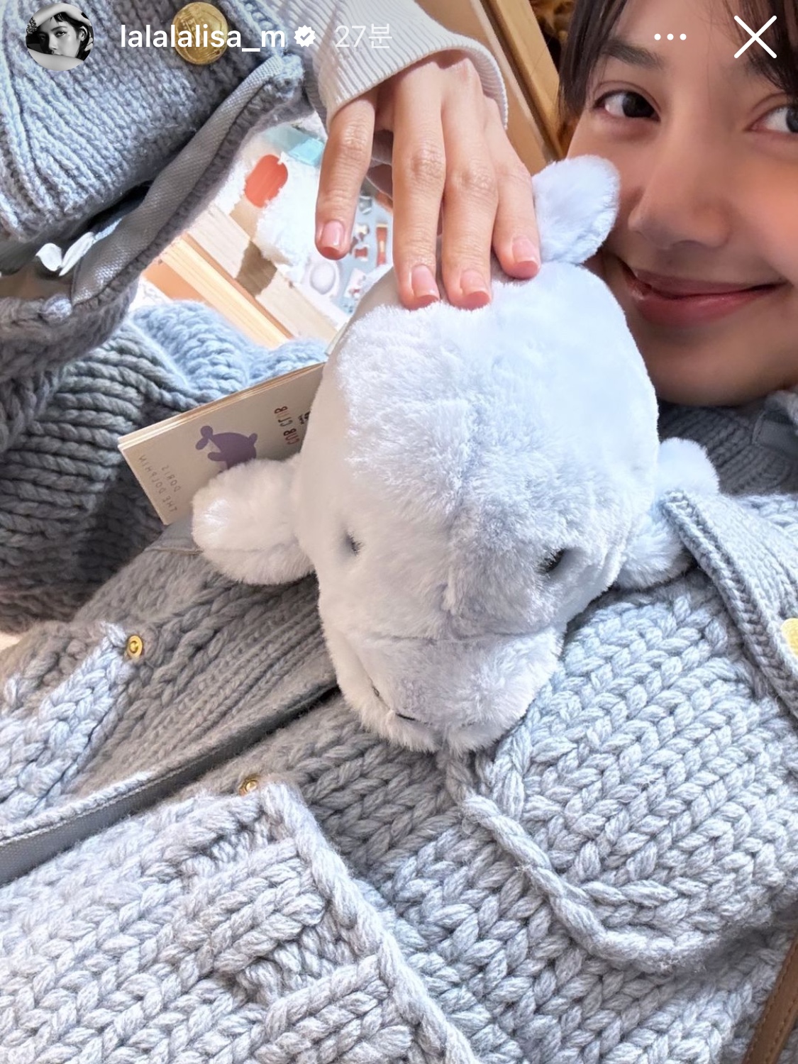 (W) Sacai x Carhartt WIP Knit Jacket Michigan Light Blue 착용 스타일