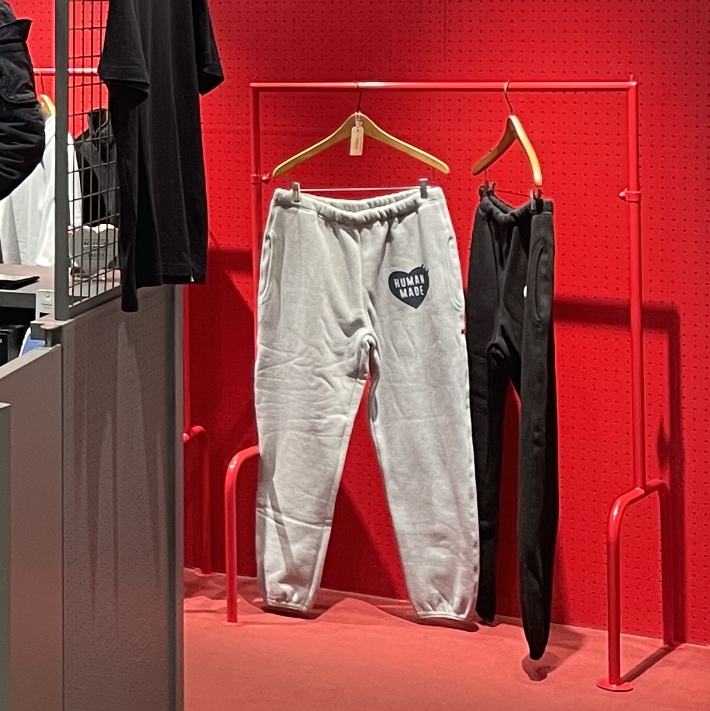 Human Made Fleece Sweatpants Gray 착용 스타일