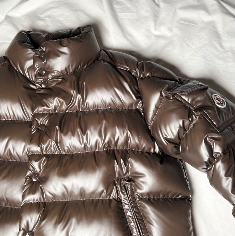 Moncler Lule Short Down Jacket Brown - 23FW 착용 스타일