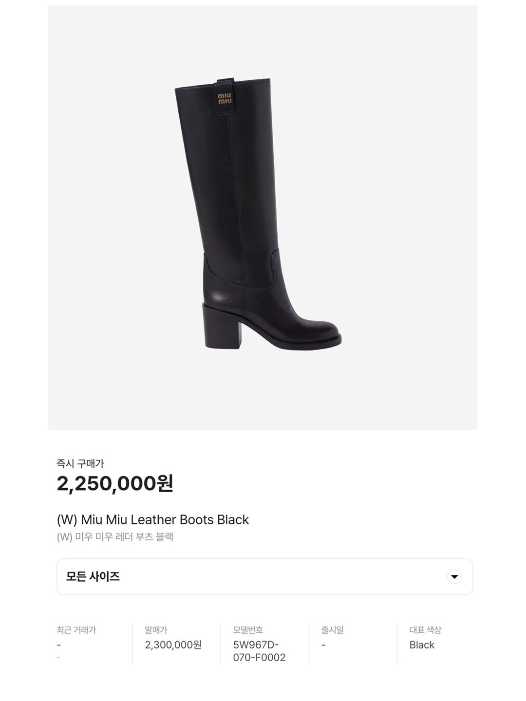 (W) Miu Miu Leather Boots Black 착용 스타일 - 6