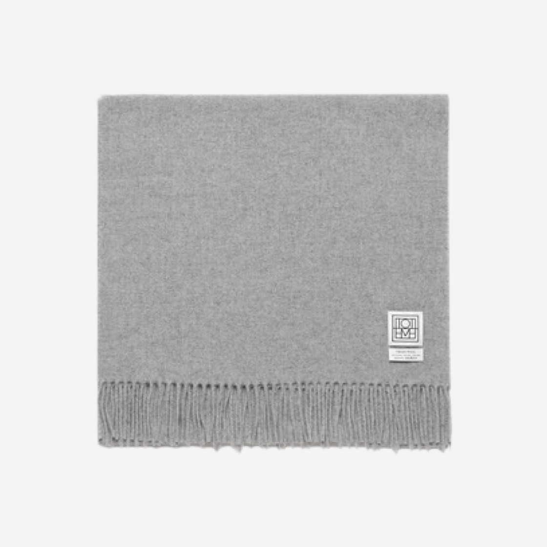 Toteme Classic Wool Scarf Light Grey Melange 상세 이미지 1