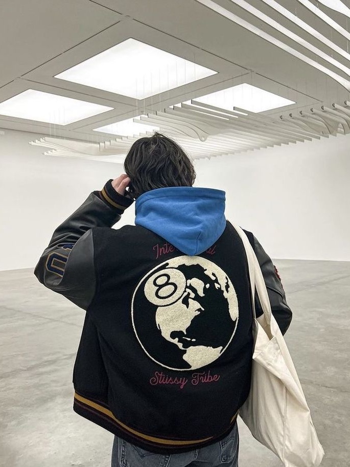 Stussy 40th Anniversary IST Jacket (Seoul) 착용 스타일