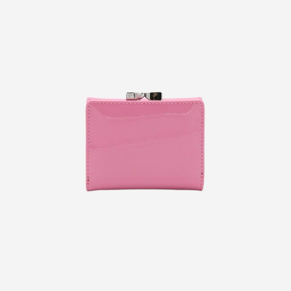 Vivienne Westwood Shiny Patent Small Frame Wallet Pink 상세 이미지 2