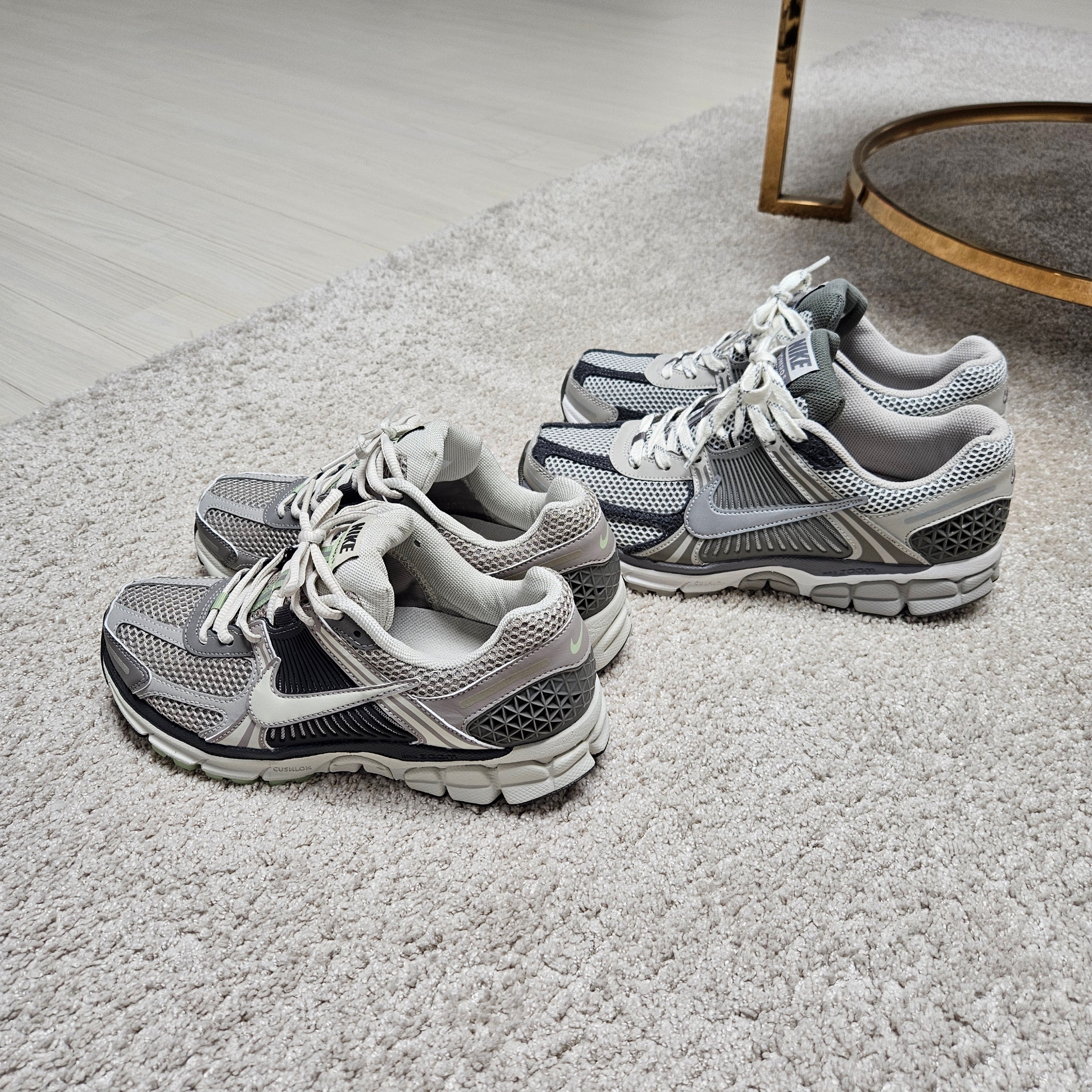 Nike Zoom Vomero 5 PRM Light Iron Ore and Flat Fewter, (W) Nike Zoom Vomero 5 Cobblestone and Flat Pewter 착용 스타일