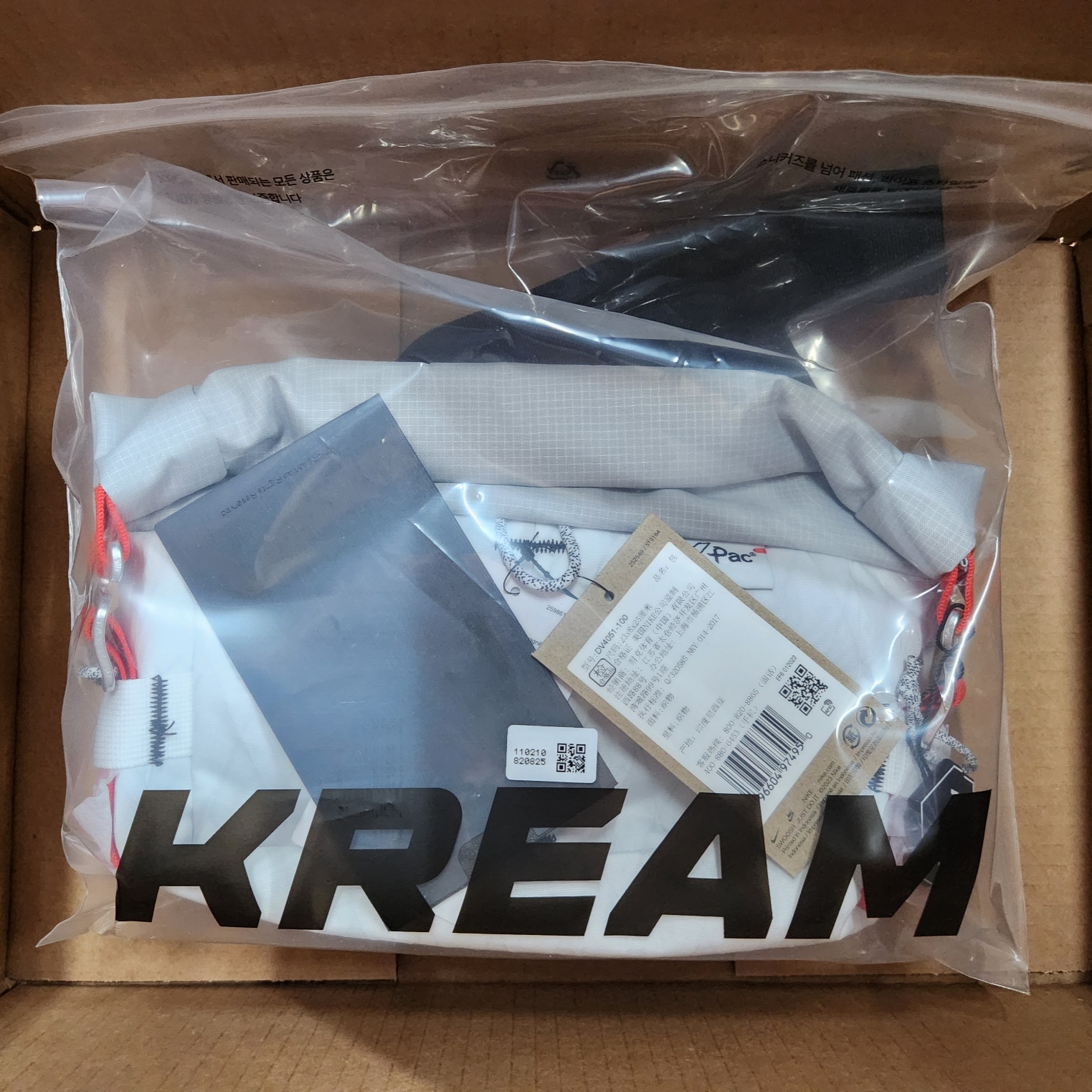 Nike ACG Aisen Penny Pack 3L White Photon Dust 착용 스타일