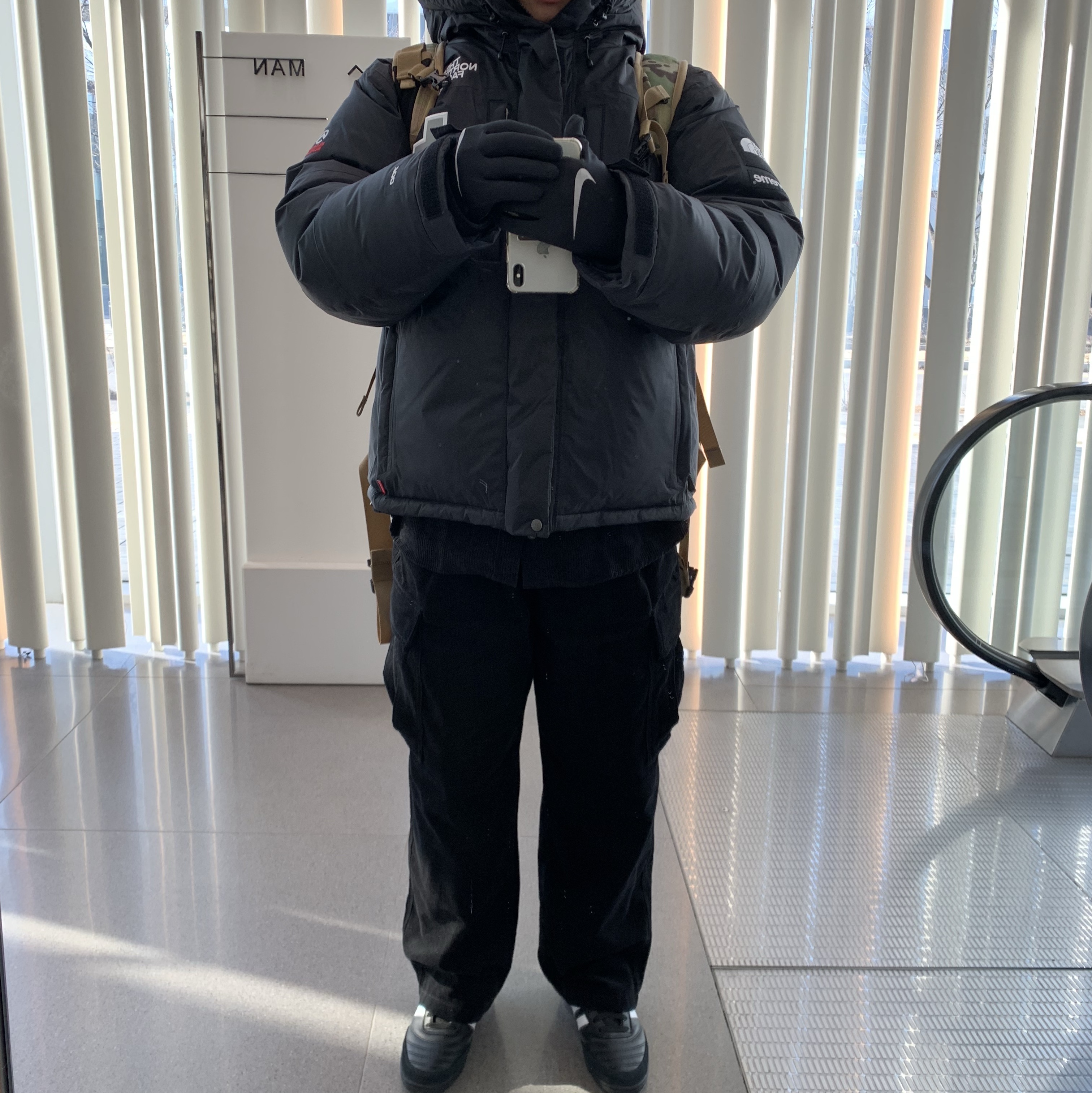 Supreme x The North Face Summit Series Rescue Baltoro Jacket Black - 22SS 착용 스타일