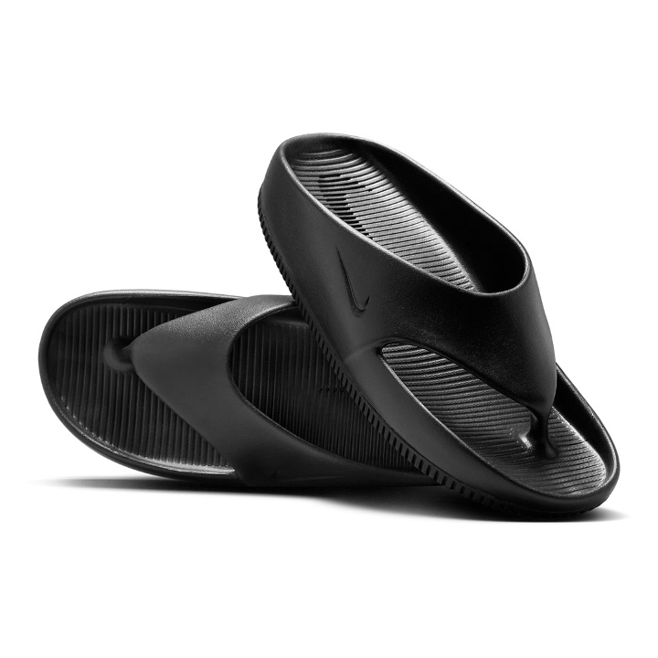 (W) Nike Calm Flip Flop Black, (W) Nike Calm Flip Flop Sail 착용 스타일 - 2