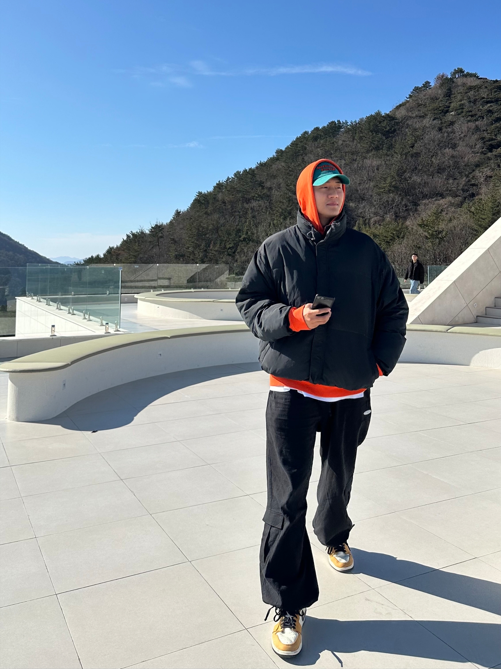 Jordan 1 Retro High Rookie of the Year, Souvenir Official Eunify G-Dye Hoodie Flame 착용 스타일 - 1