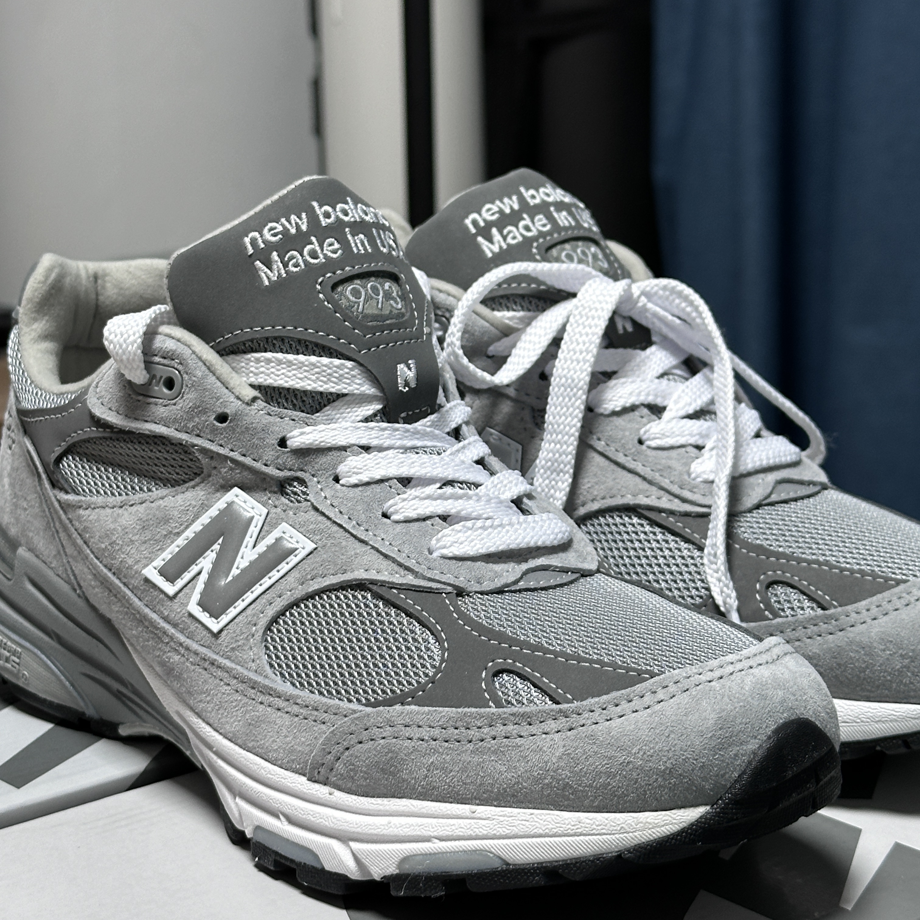 New Balance 993 Made in USA Grey - D Standard 착용 스타일