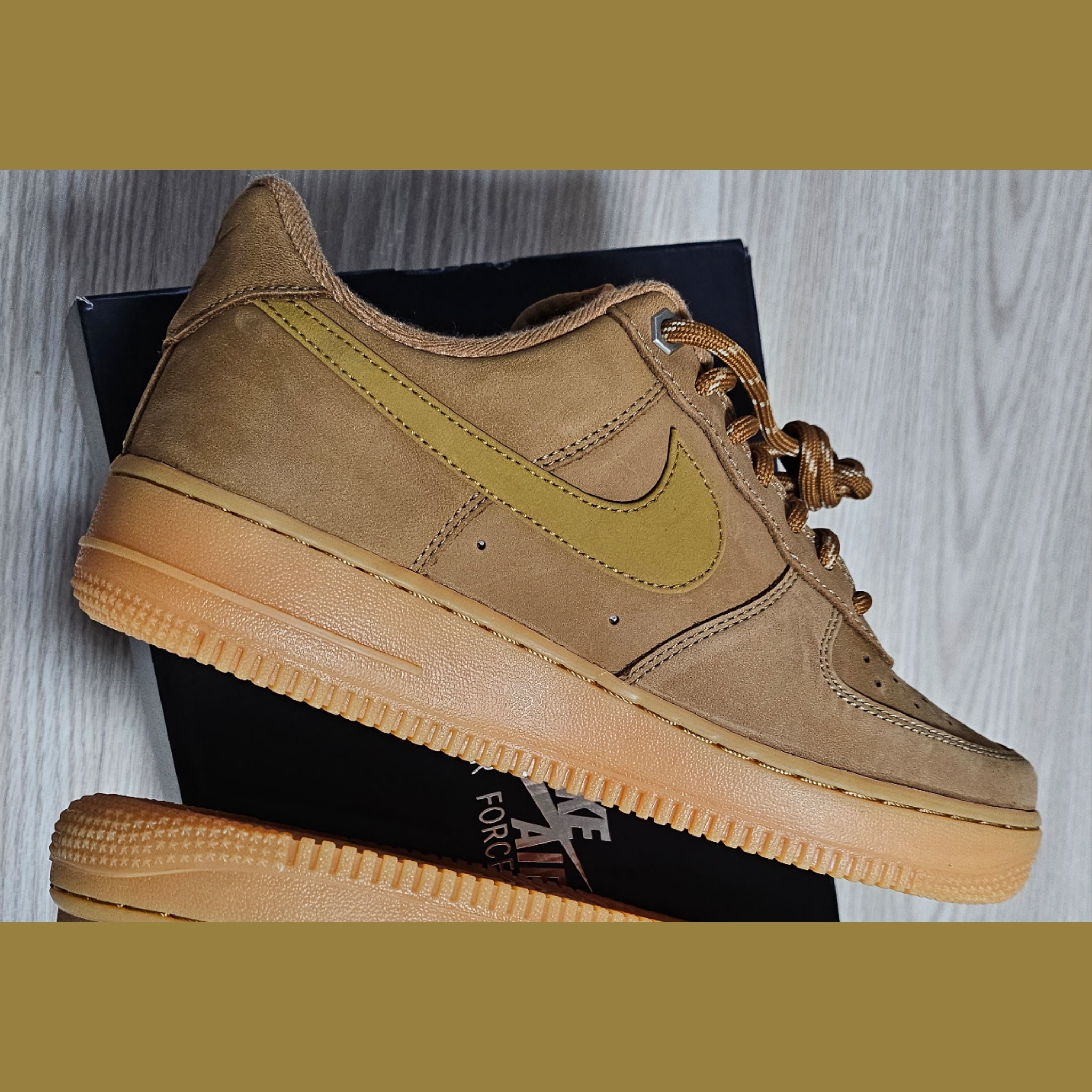Nike Air Force 1 '07 WB Flax 착용 스타일 - 3