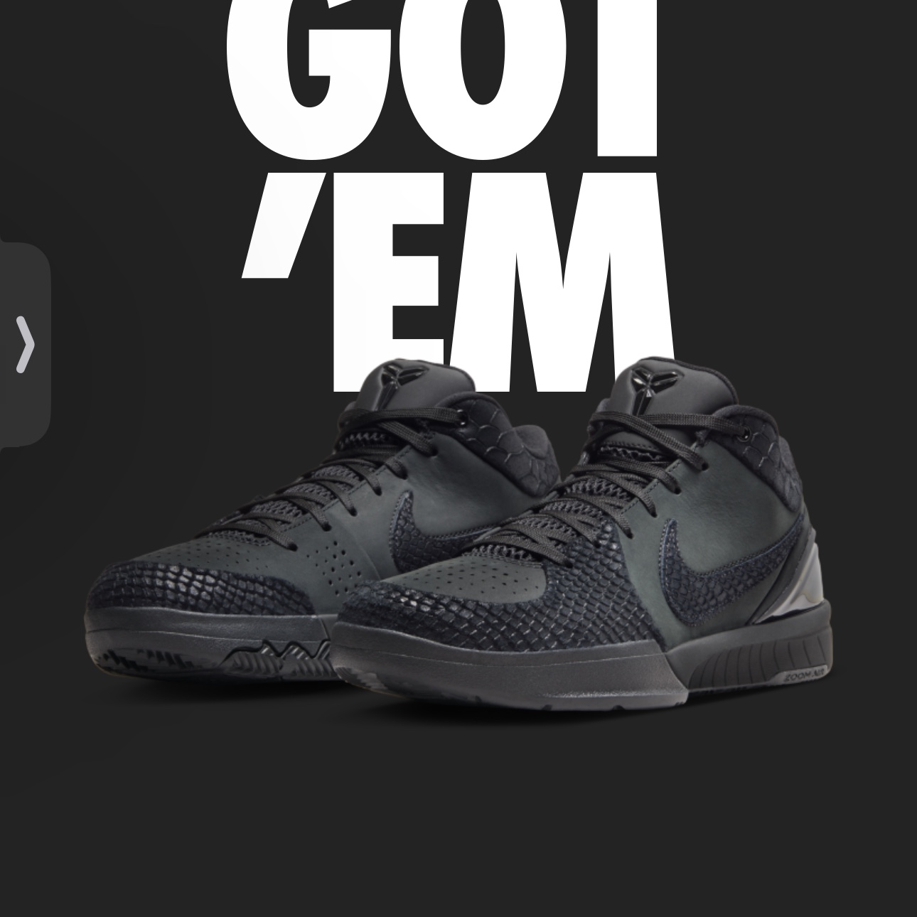 Nike Kobe 4 Protro Black University Gold 착용 스타일