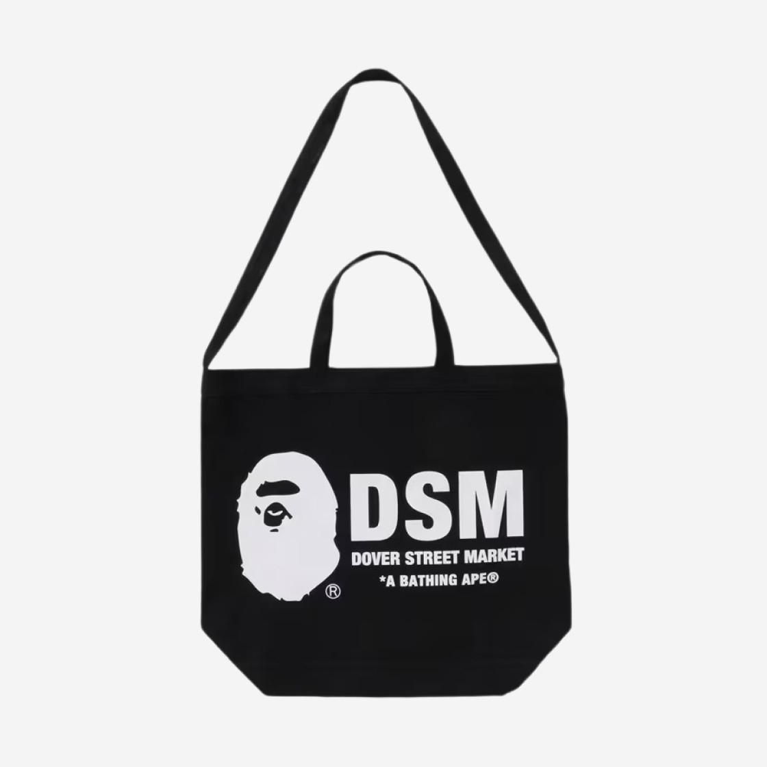 BAPE x DSM Tote Bag Black 상세 이미지 1