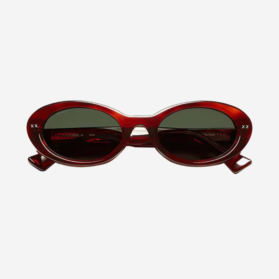 IDA-DTO-G15 Lexxola Ida Sunglasses Burnt Tort G15