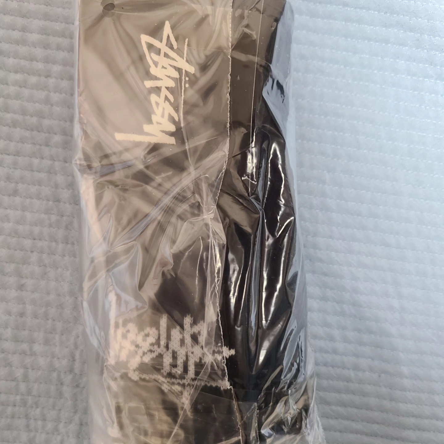 Stussy Small Stock Crew Socks Black (3 Pack) 착용 스타일