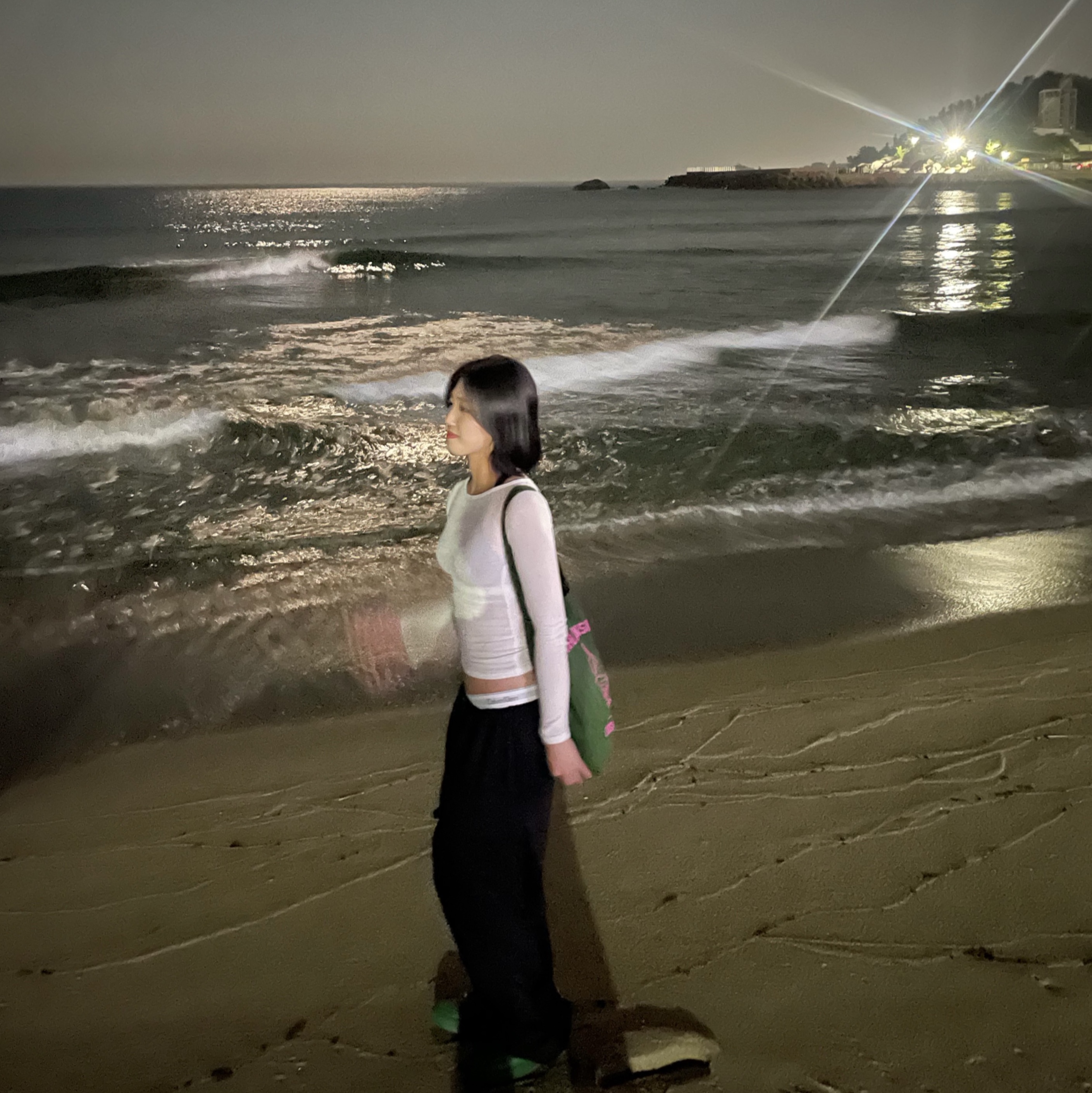 나이키 x 앰부쉬 에어포스 1 로우 SP 파인 그린 앤 시트론 착용 스타일 - 1