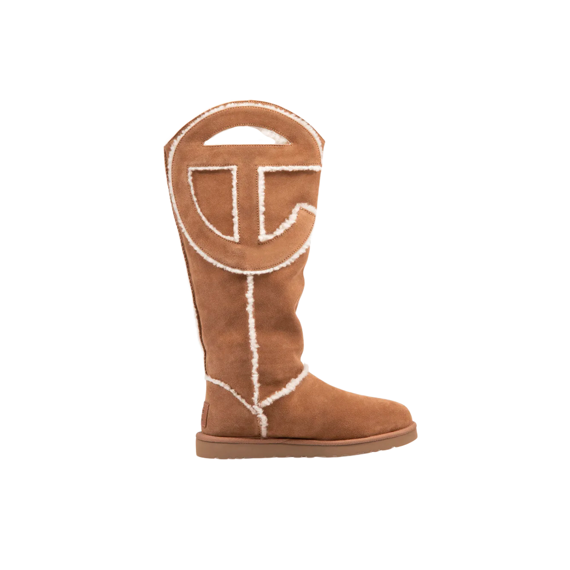 어그 x 텔파 로고 톨 부츠 체스트넛(UGG x Telfar Logo Tall Boots Chestnut) - 1