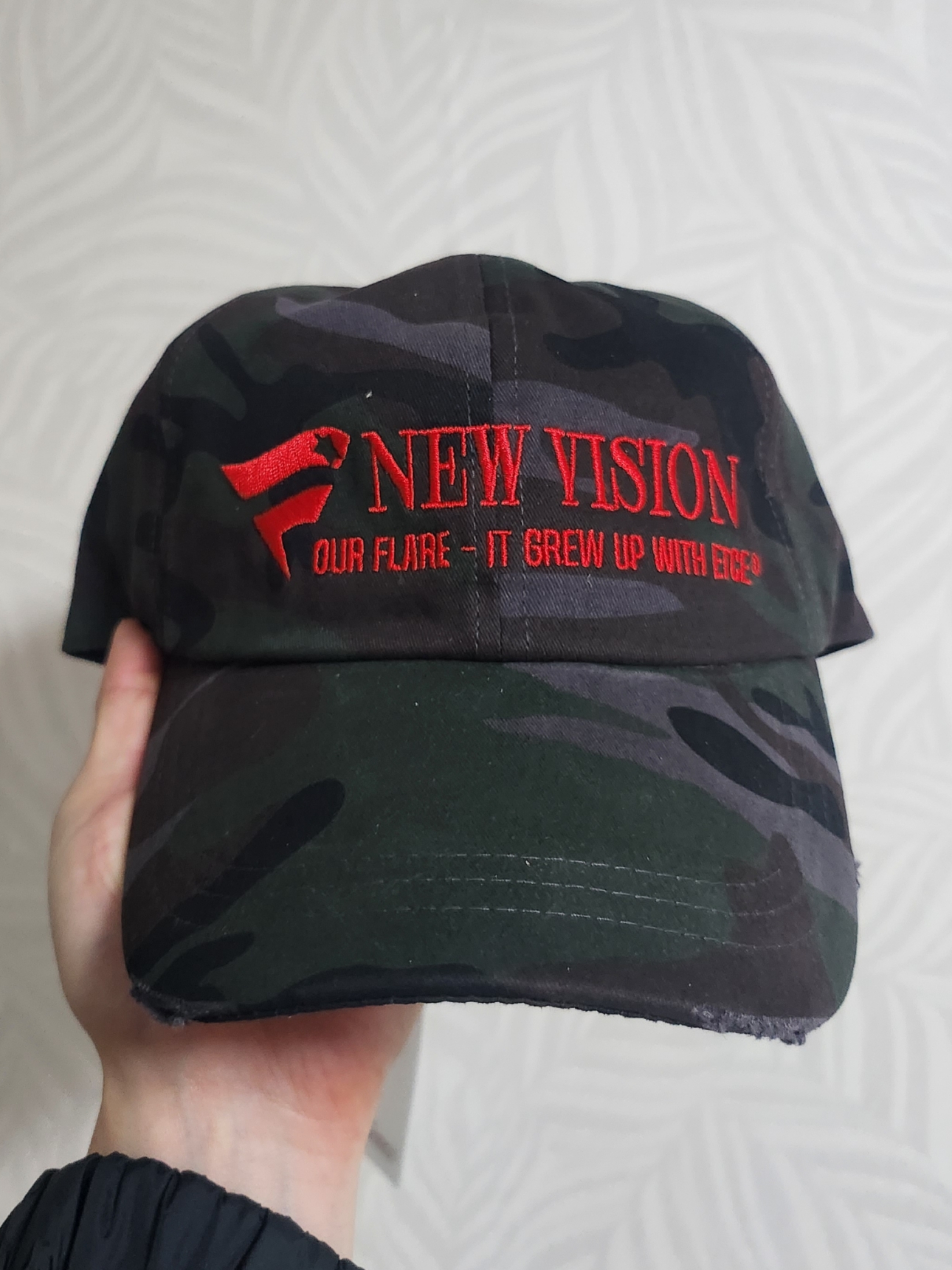 ETCE New Vision Camo Cap Night Jungle 착용 스타일