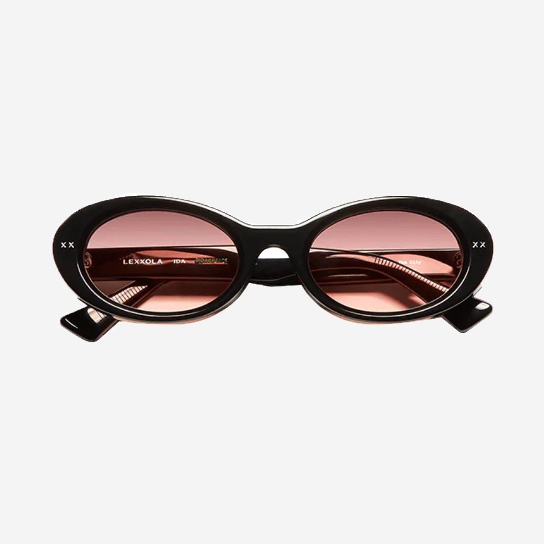 IDA-BLA-PIG Lexxola Ida Sunglasses Black Pink