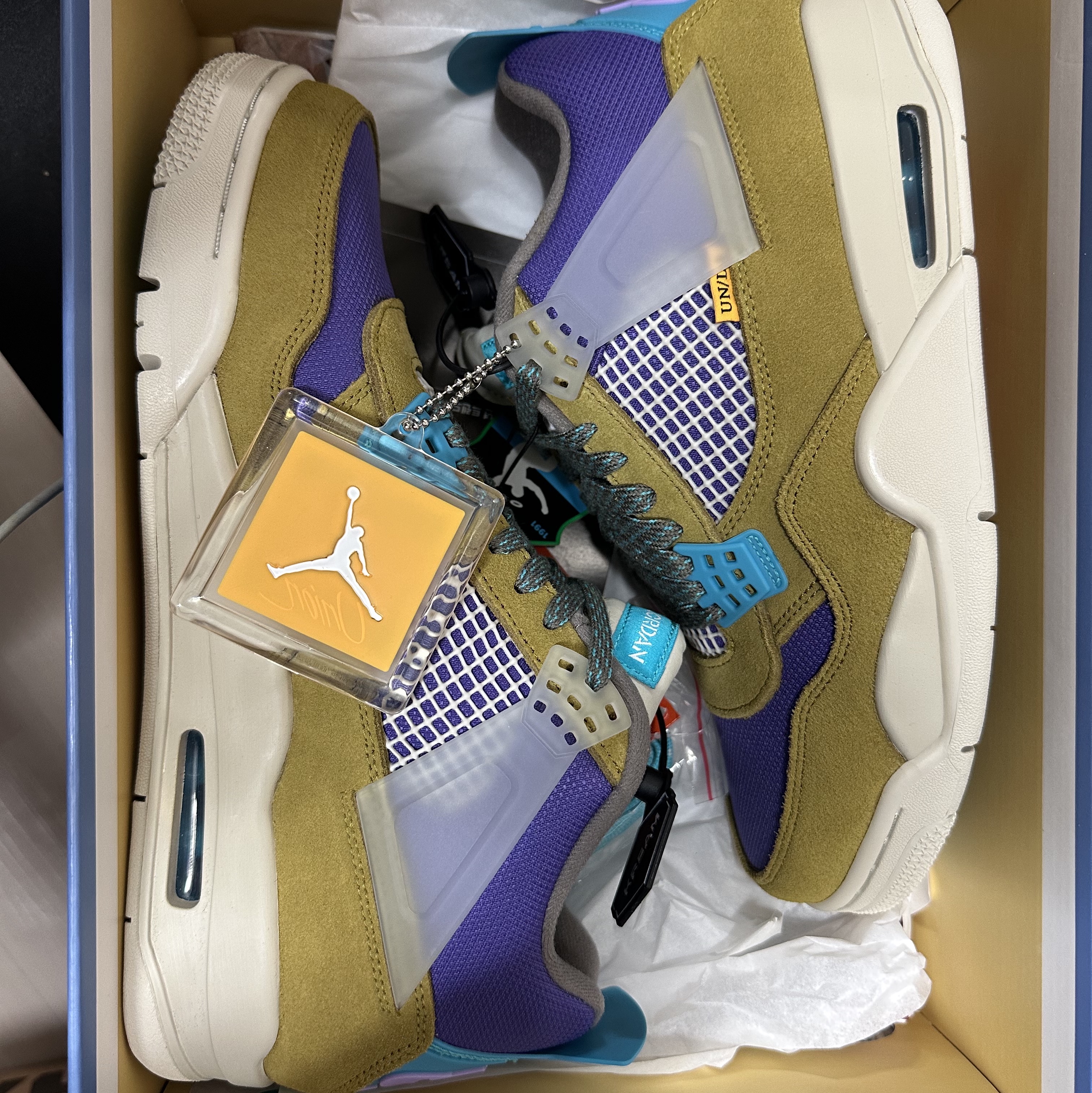 Jordan 4 x Union Retro SP Desert Moss 착용 스타일