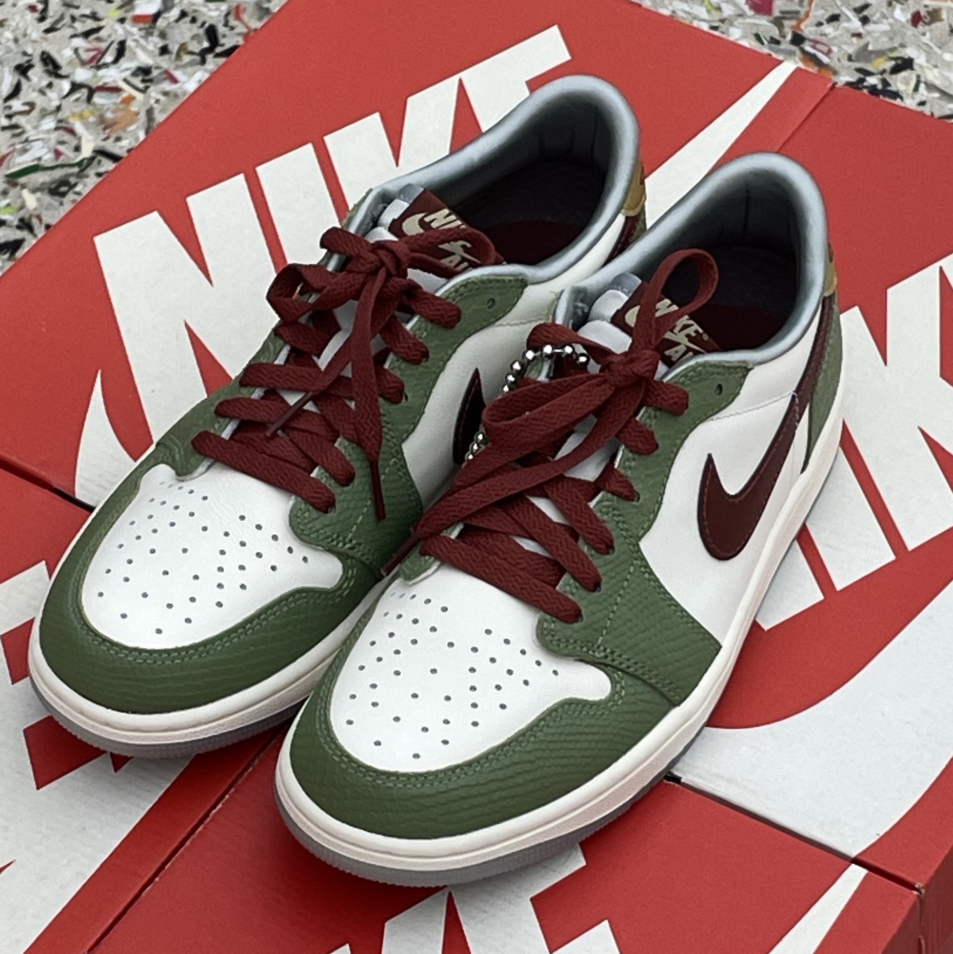 Jordan 1 Retro Low OG Chinese New Year 착용 스타일 - 1