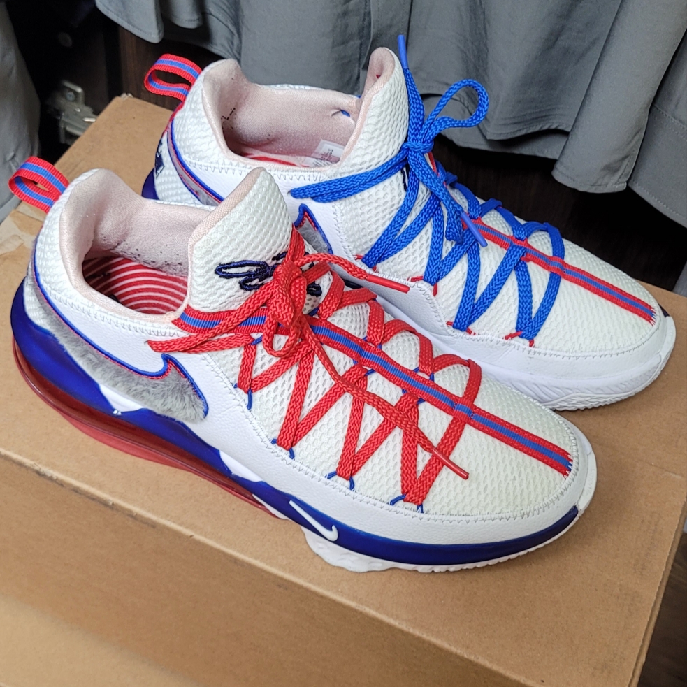 Nike LeBron 17 Low Tune Squad 착용 스타일