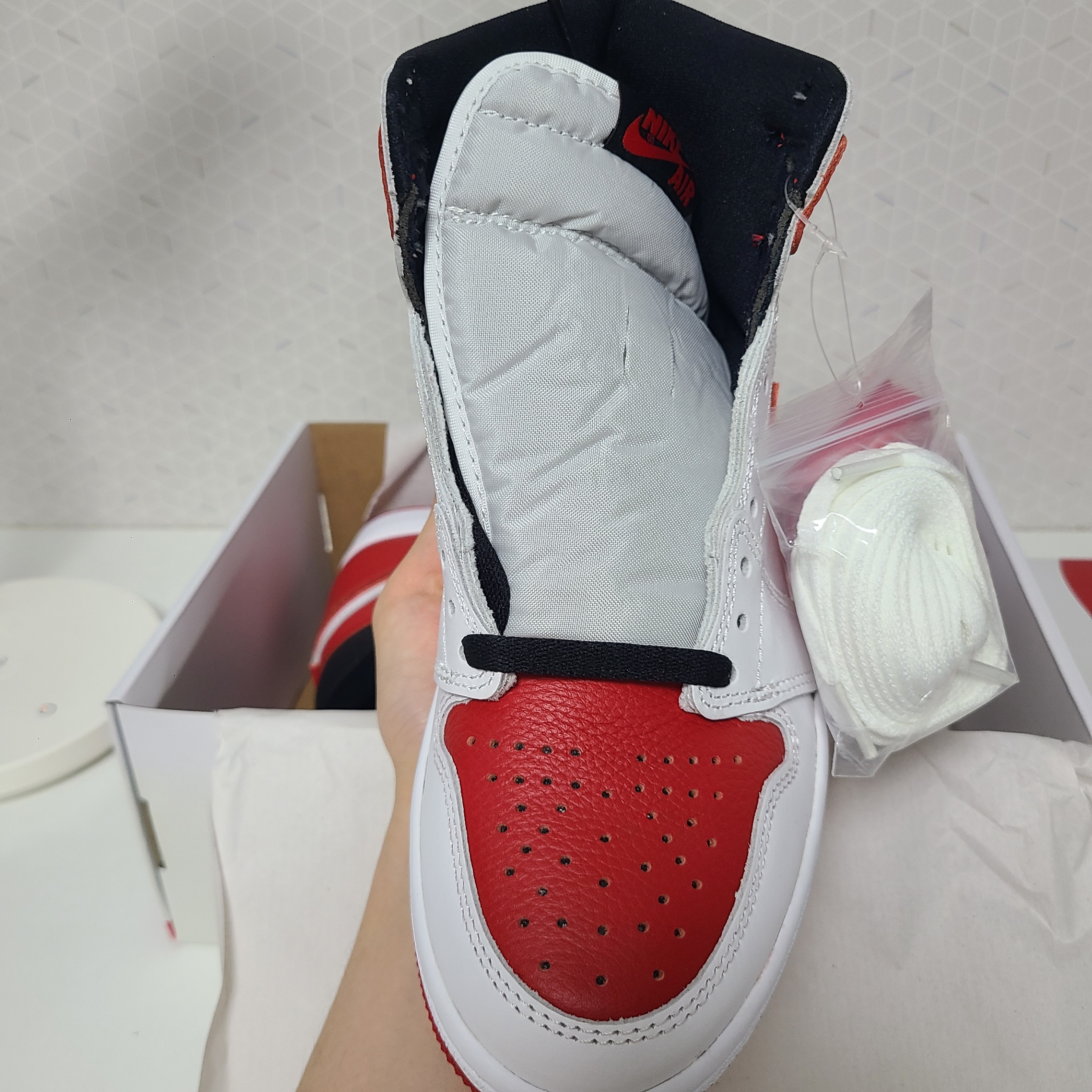Jordan 1 Retro High OG Heritage 착용 스타일 - 6