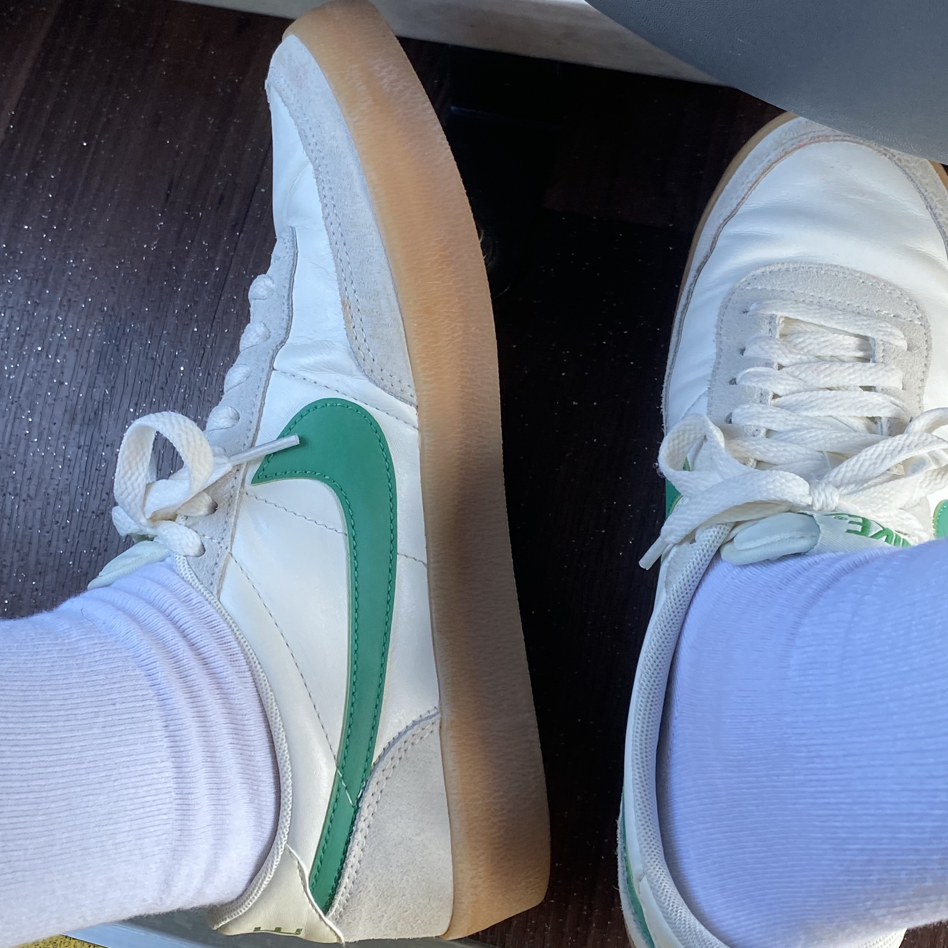 Nike x J.Crew Killshot 2 Lucid Green 착용 스타일
