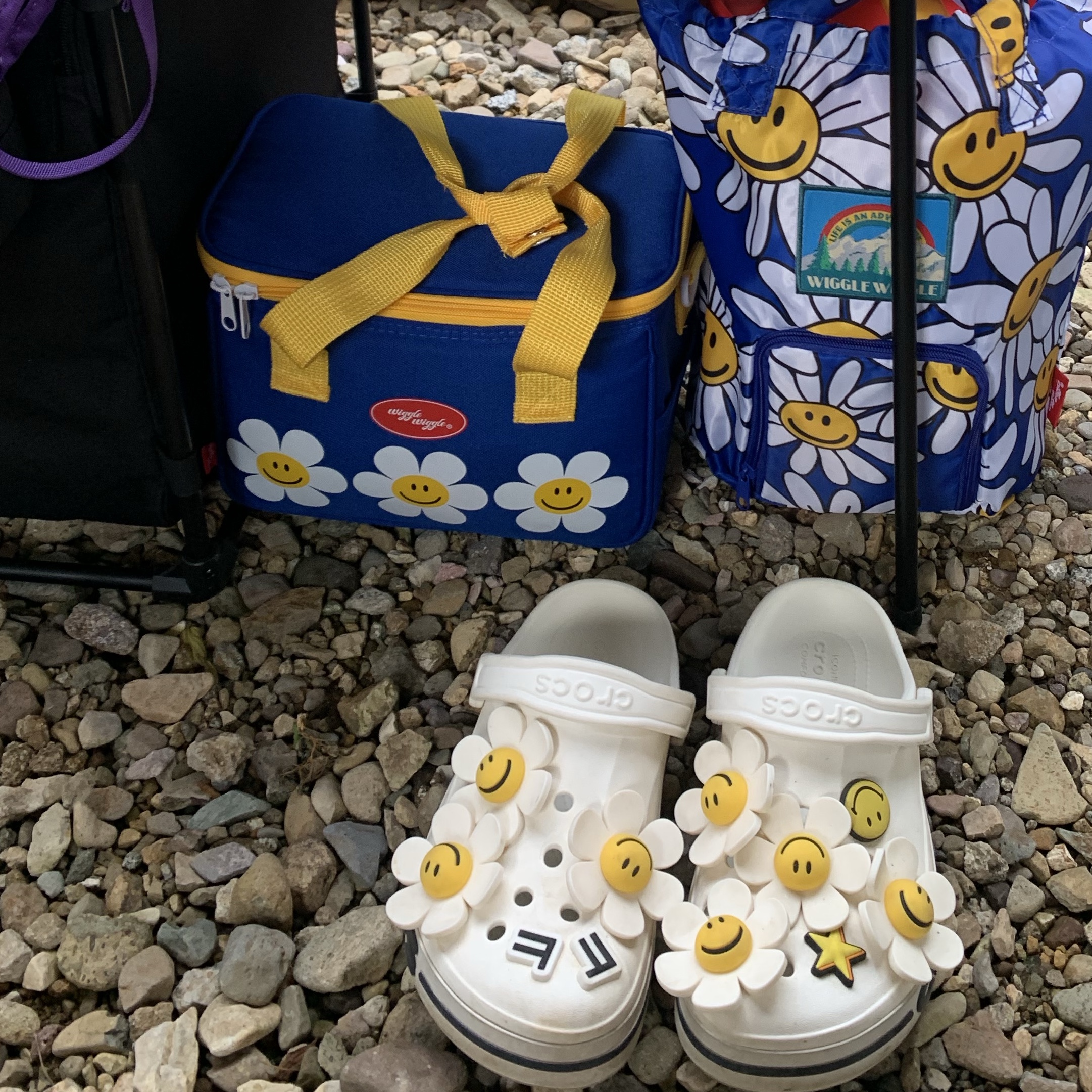 Crocs Bayaband Clog White Navy 착용 스타일