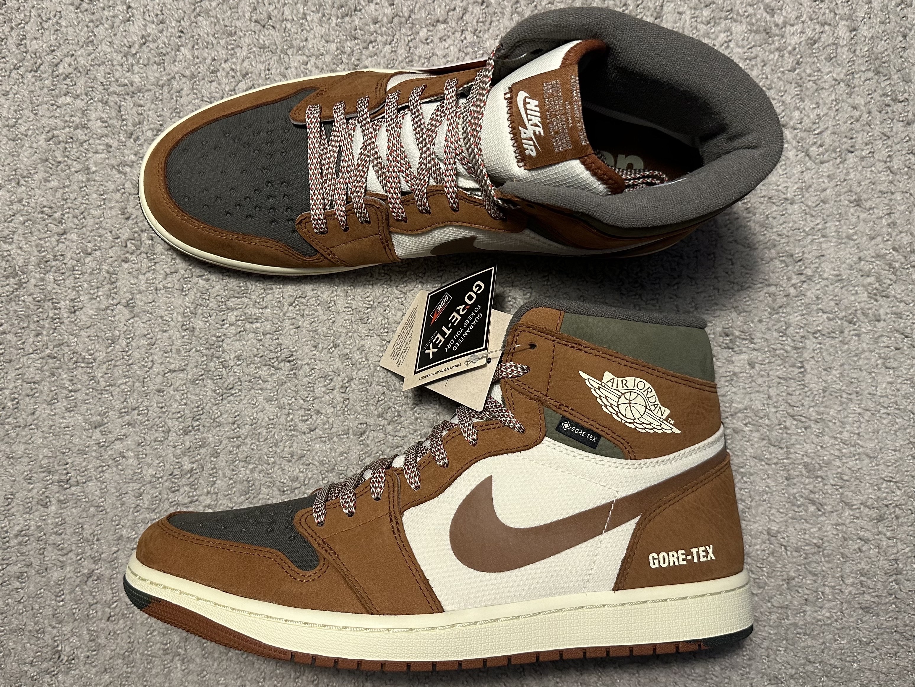 Jordan 1 Element Gore-Tex Legend Coffee 착용 스타일 - 3