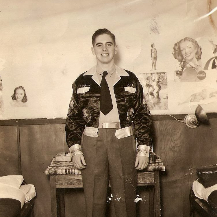 Palace x Y-3 Reversible Souvenir Jacket Navy Cream - 22FW, Kapital Velveteen Sulfide Souvenir Rain Skull Jacket Black 착용 스타일 - 4