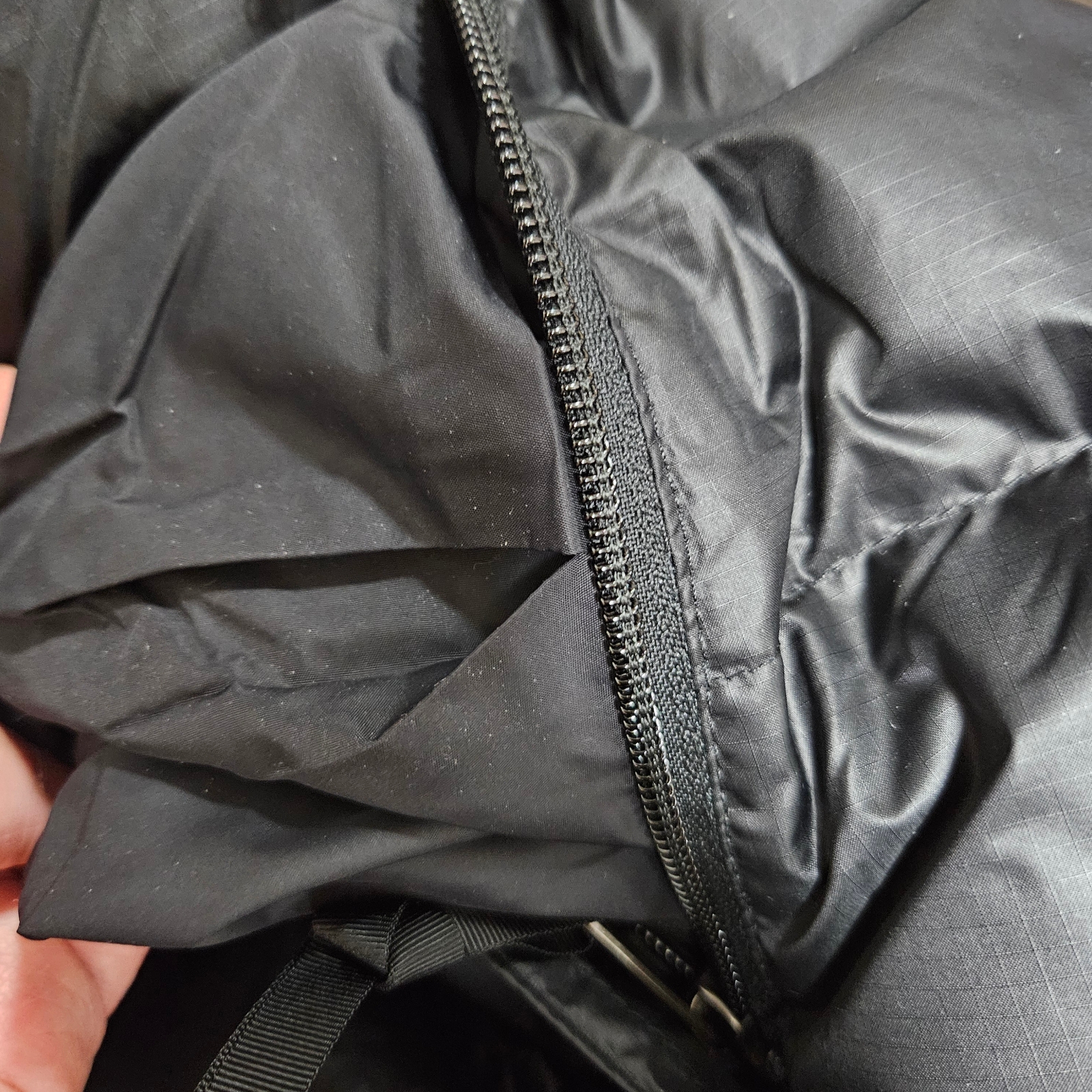 The North Face 1996 Retro Nuptse Down Jacket TNF Black 착용 스타일 - 1