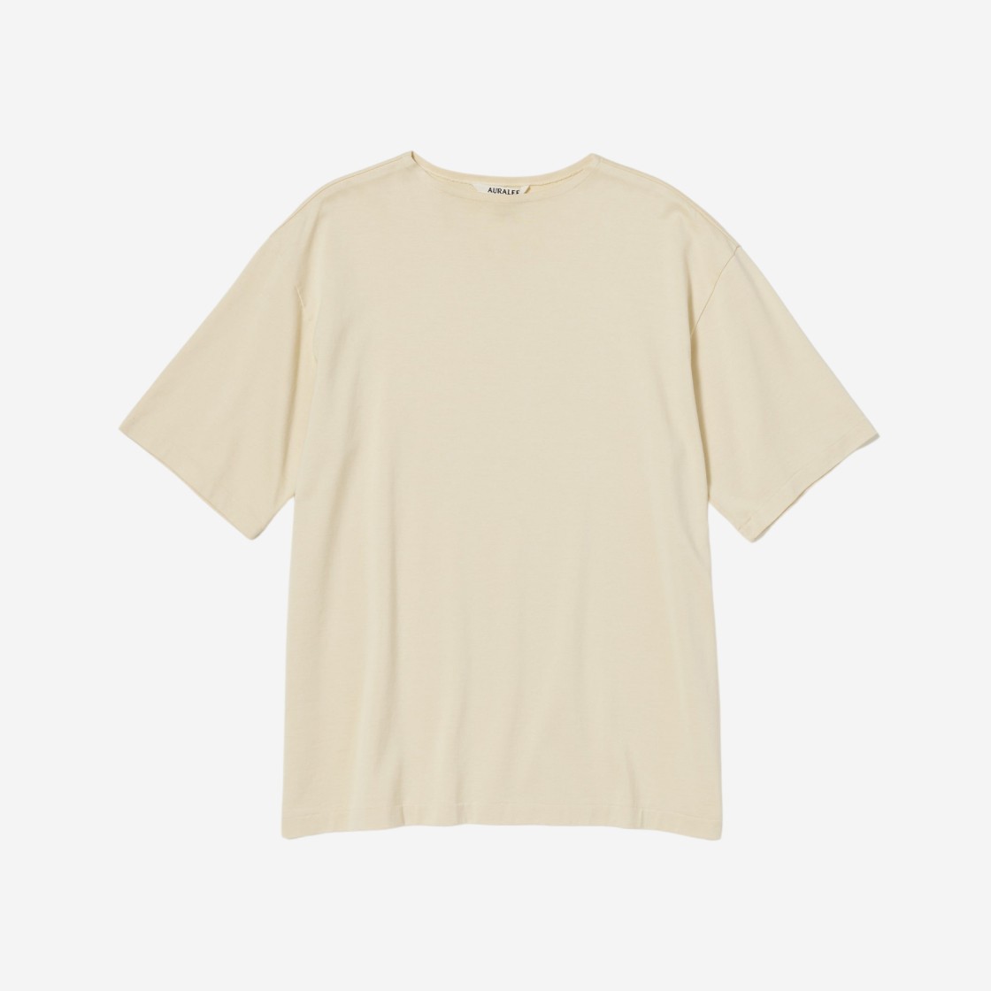 Auralee Luster Plaiting Narrow Boat Neck T-Shirt Ivory 상세 이미지 1